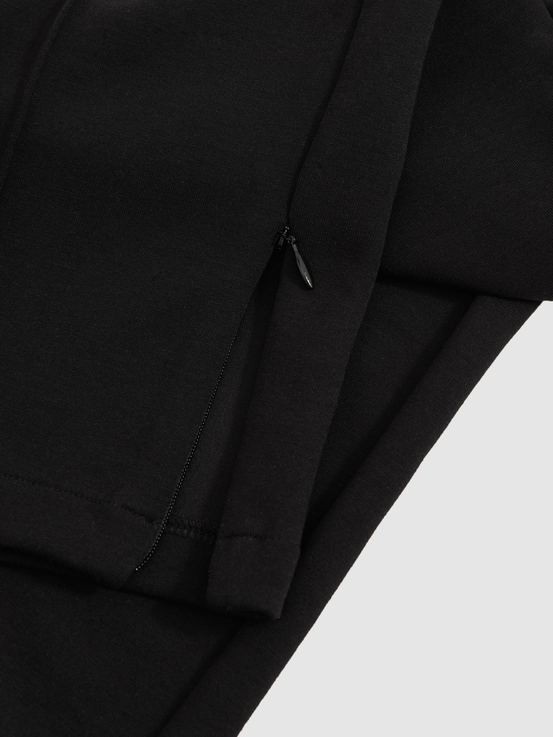 Interlock Straight-Leg Drawstring Trousers in Black - Image 6 of 6