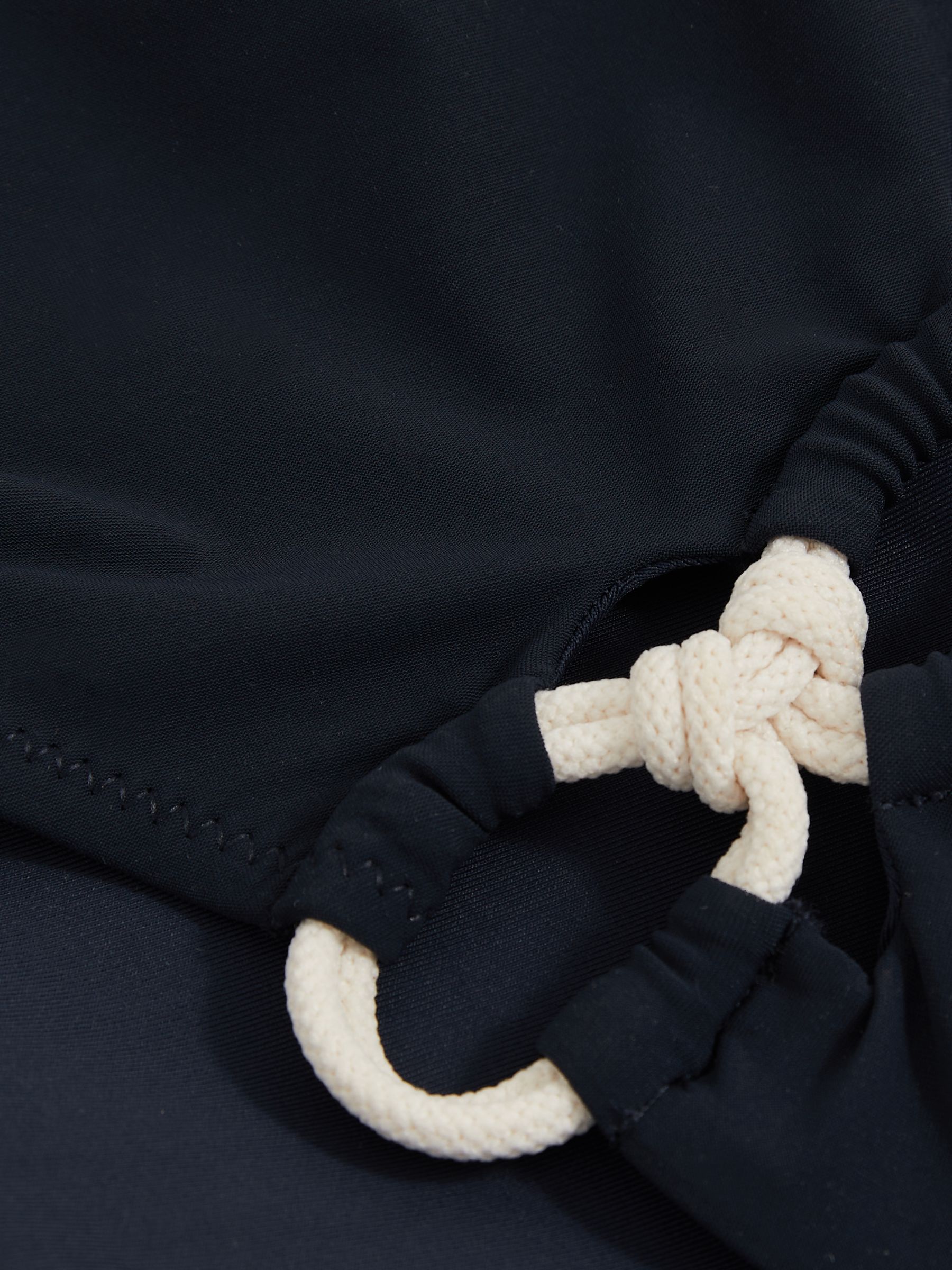 One-Shoulder Rope-Cord Swimsuit in Navy - Image 5 of 5
