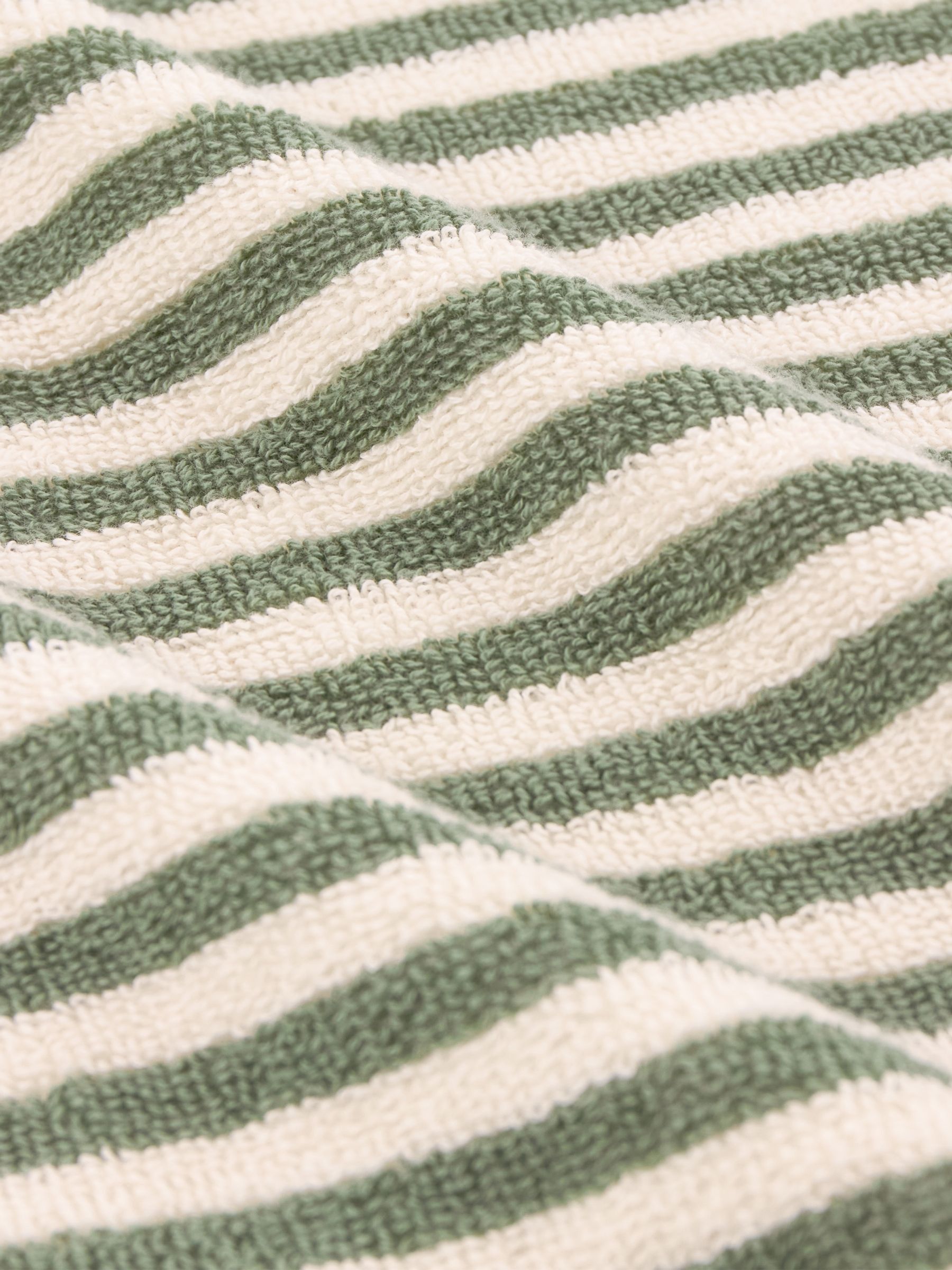 Yard Green Hebden Striped Towel - Image 4 of 4