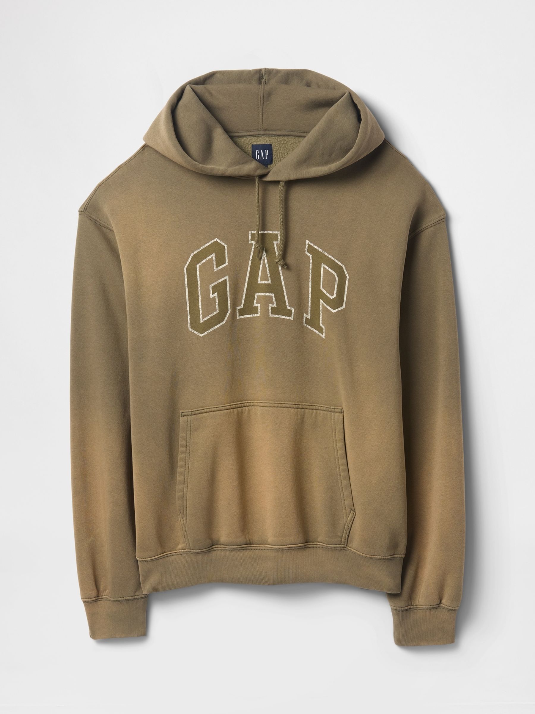 Green Vintage Soft Oversized Logo Hoodie - Image 4 of 5