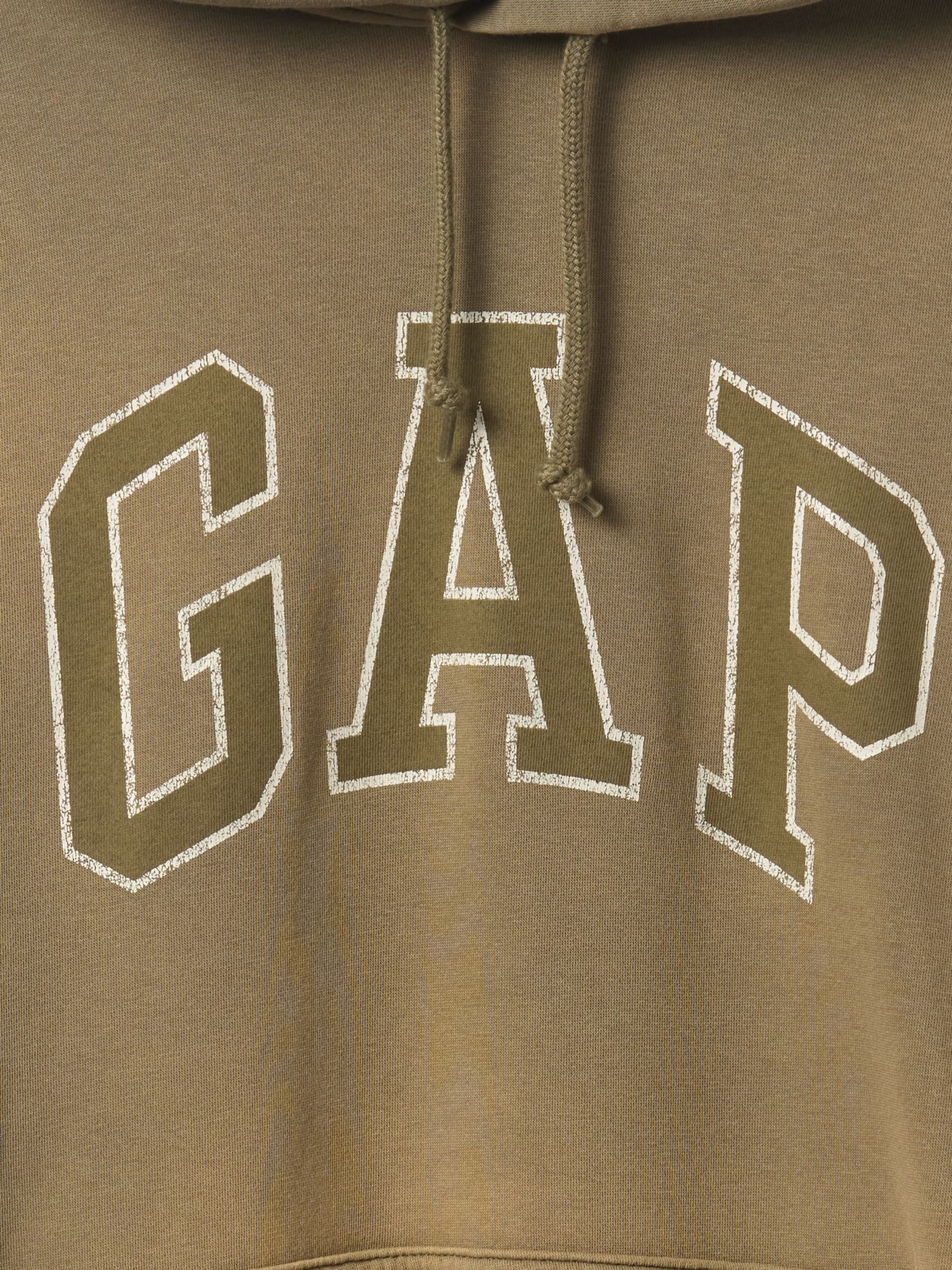 Green Vintage Soft Oversized Logo Hoodie - Image 5 of 5