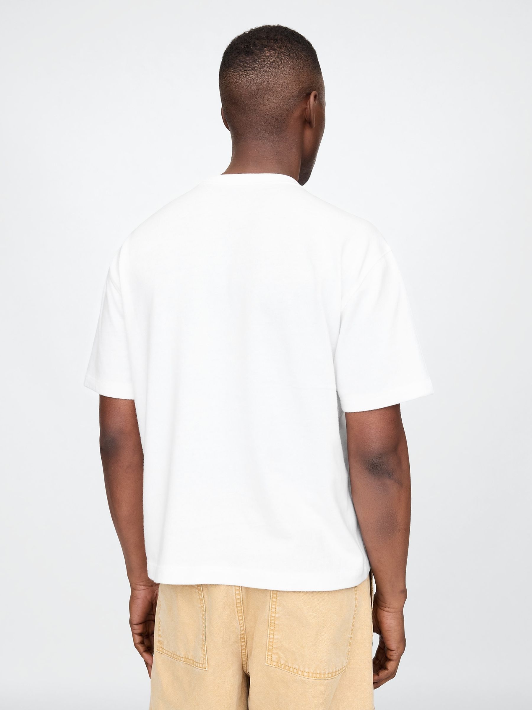 White Heavyweight Boxy T-Shirt - Image 2 of 5