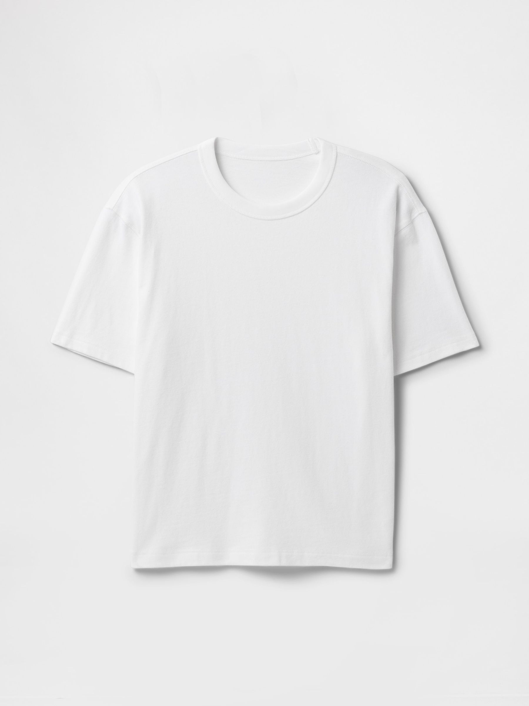 White Heavyweight Boxy T-Shirt - Image 5 of 5