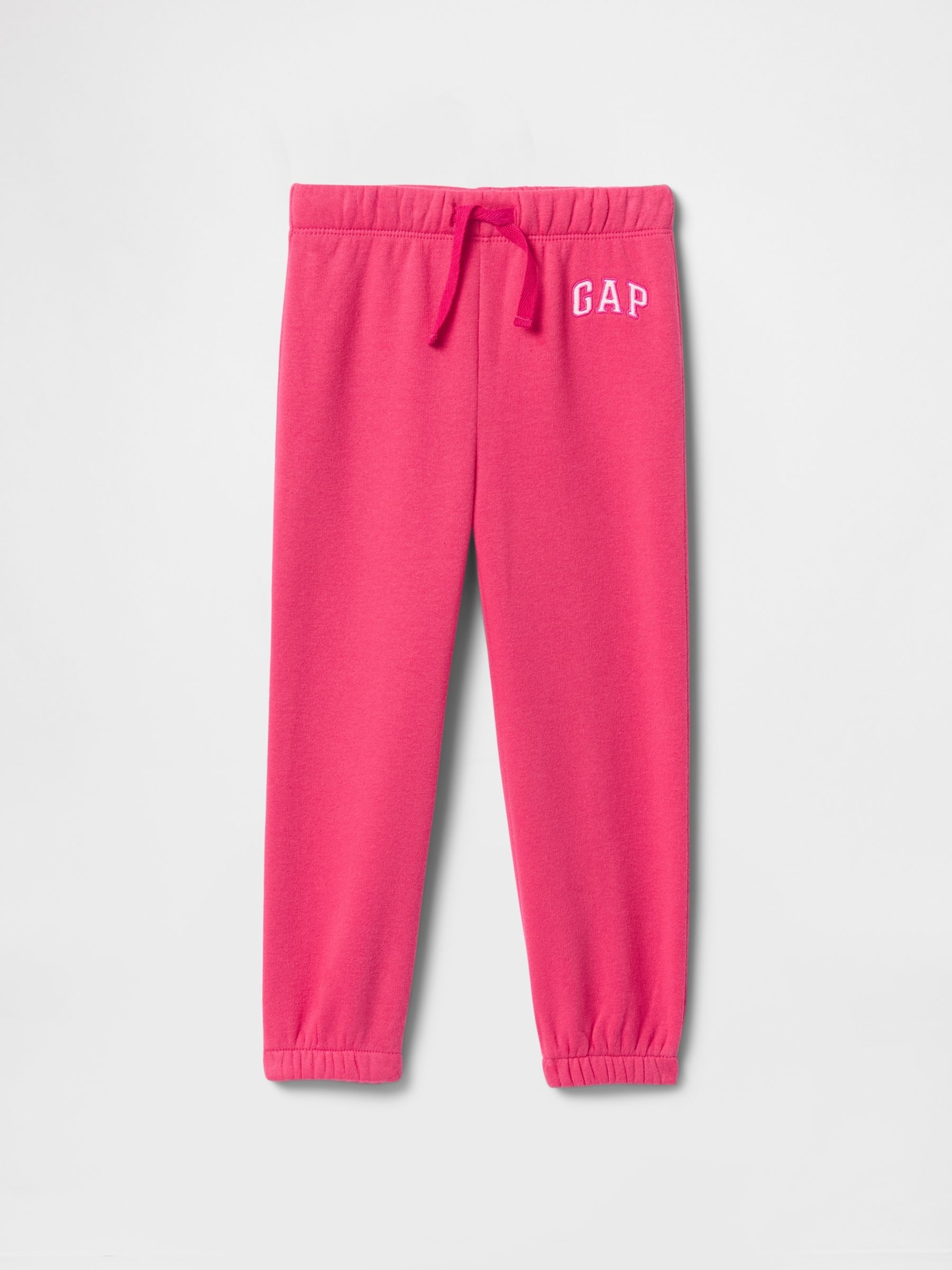 Pink Logo Pull On Fleece-Lined Joggers (6mths-5yrs) - Image 1 of 3