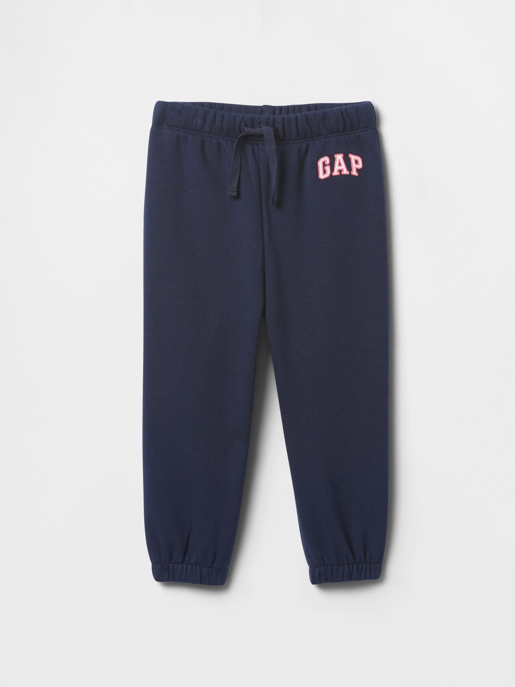 Navy Blue Logo Pull On Fleece-Lined Joggers (6mths-5yrs) - Image 1 of 3