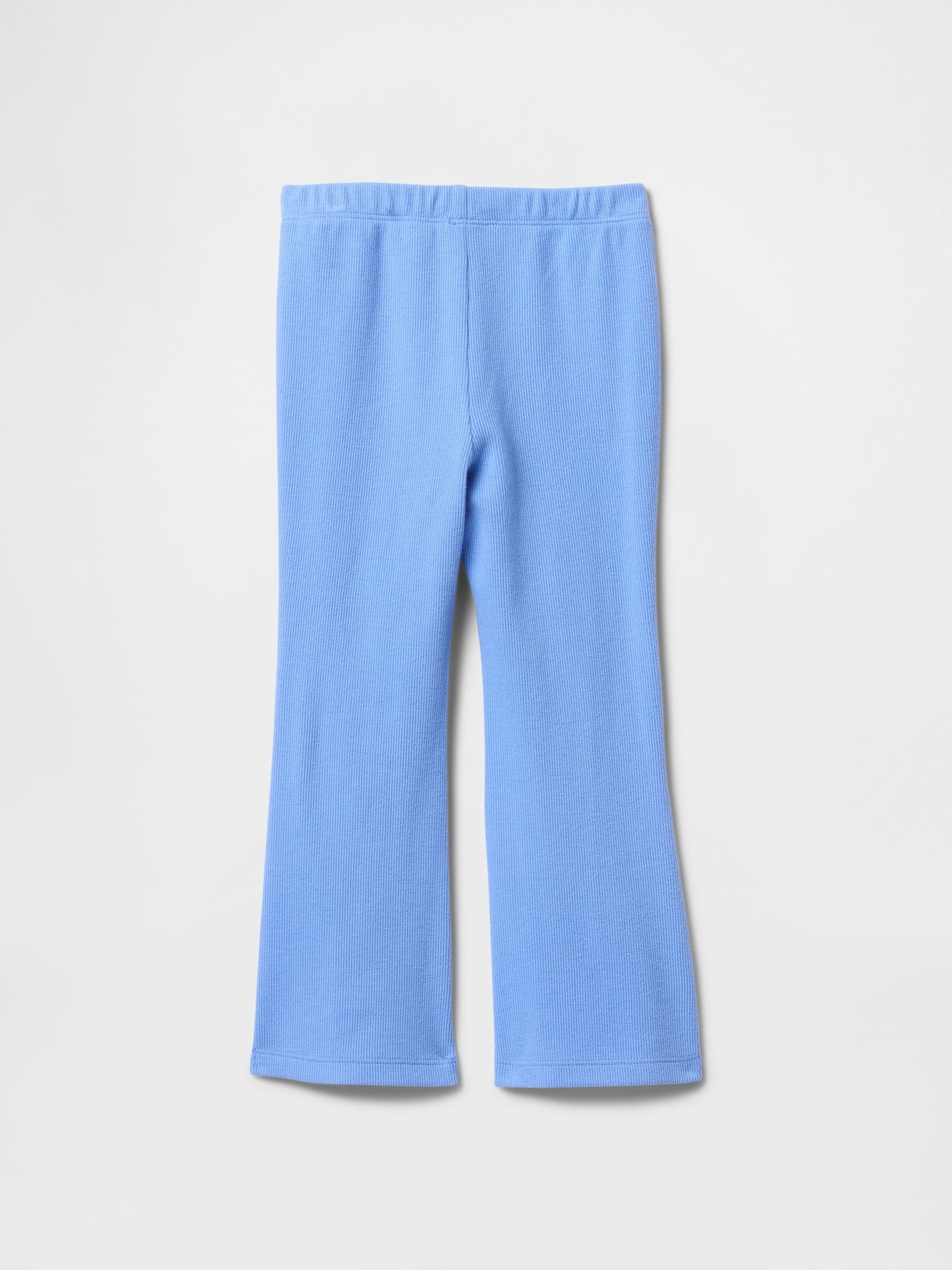 Blue Ribbed Flare Leggings (6mths-5yrs) - Image 2 of 2