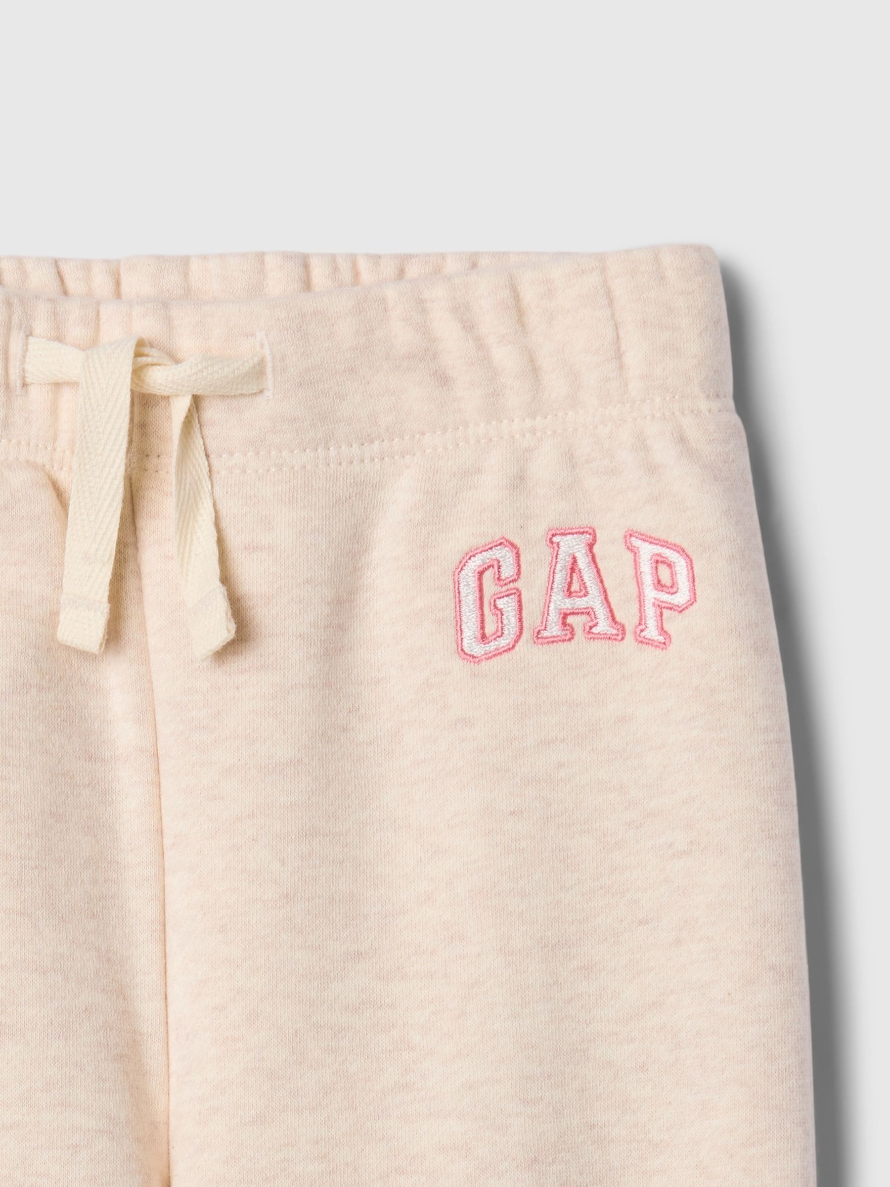 Beige Logo Pull On Fleece-Lined Joggers (6mths-5yrs) - Image 3 of 3