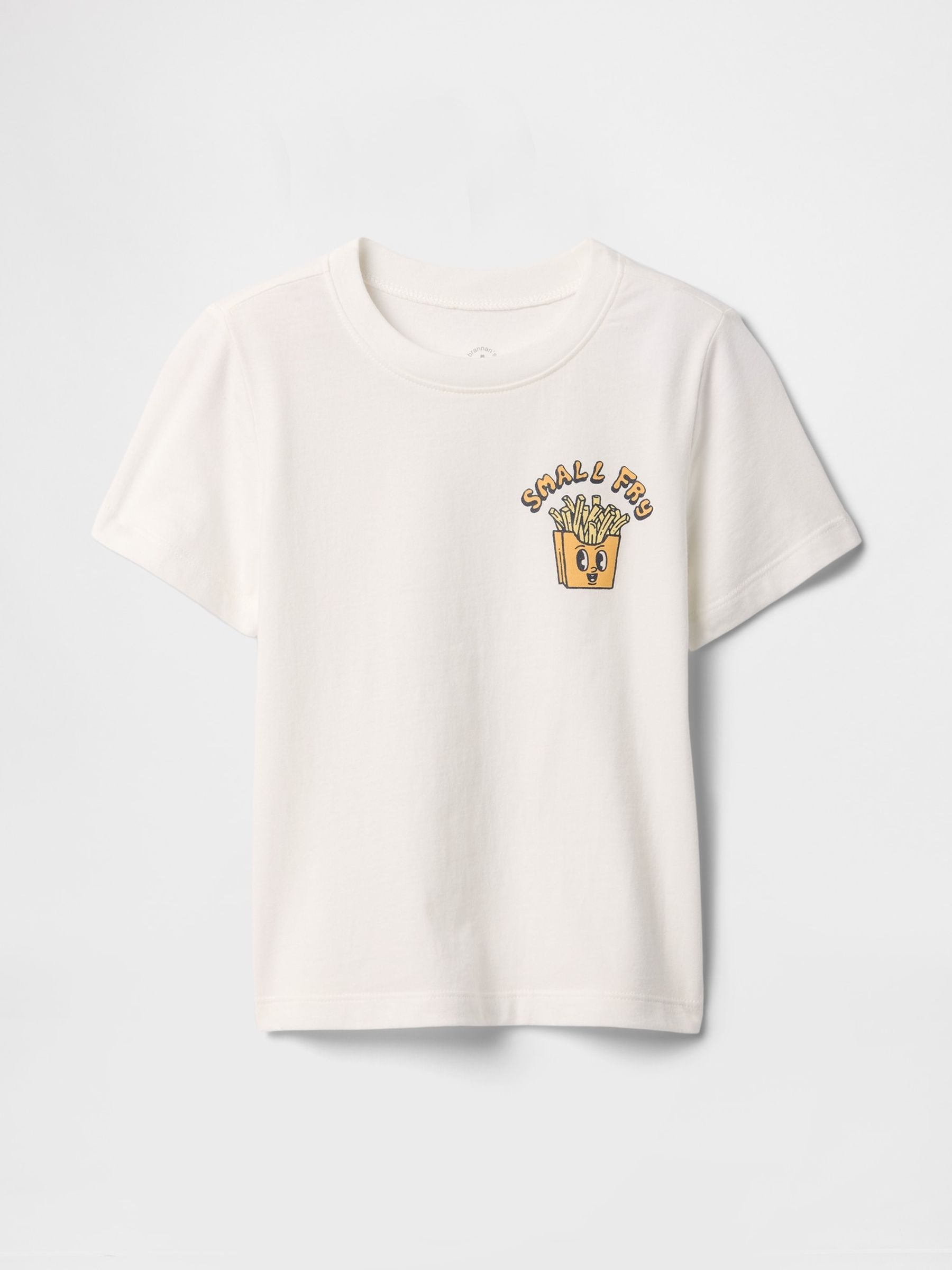 White Fries Short Sleeve Graphic T-Shirt (6mths-5yrs) - Image 1 of 3