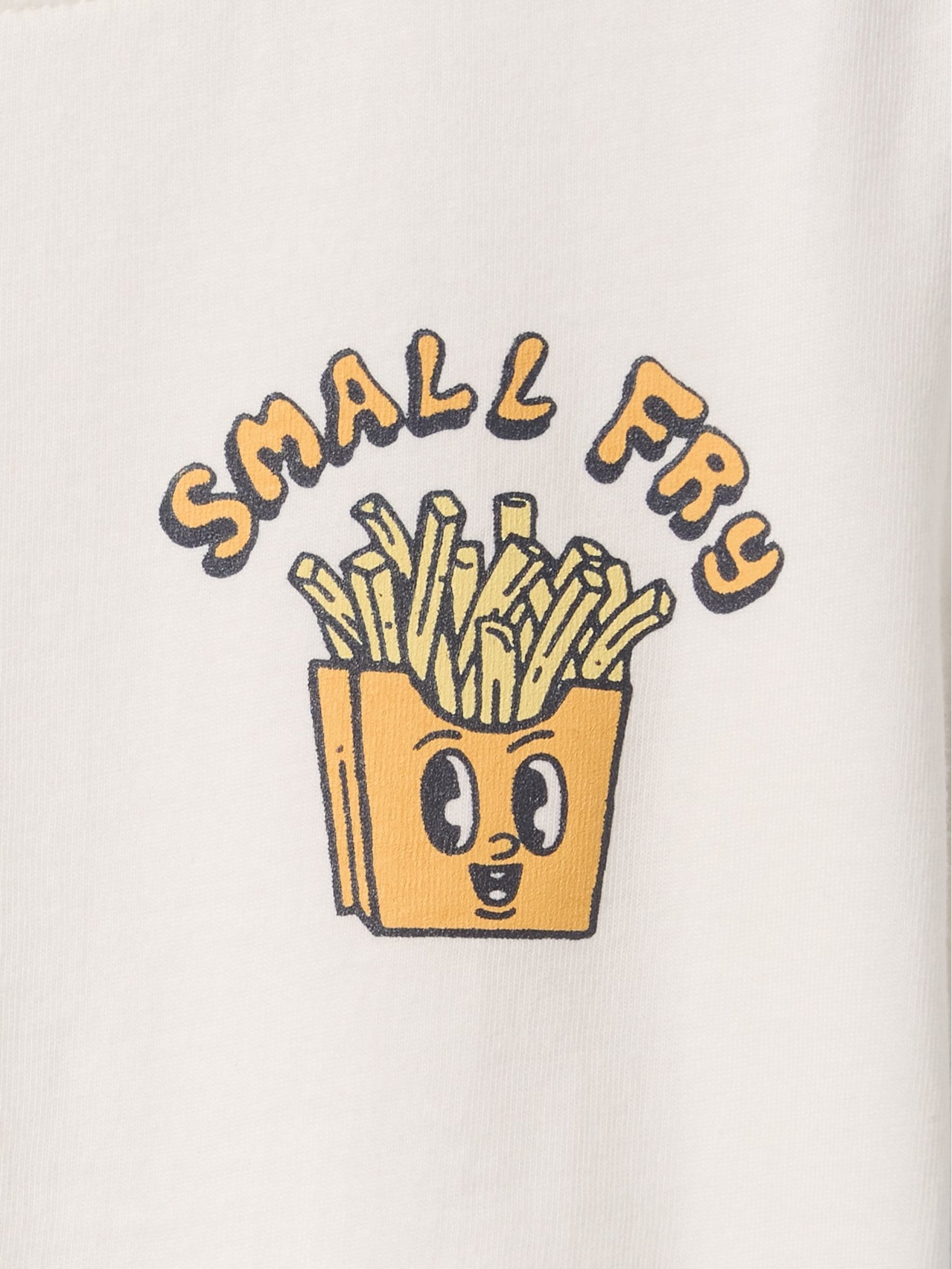 White Fries Short Sleeve Graphic T-Shirt (6mths-5yrs) - Image 3 of 3