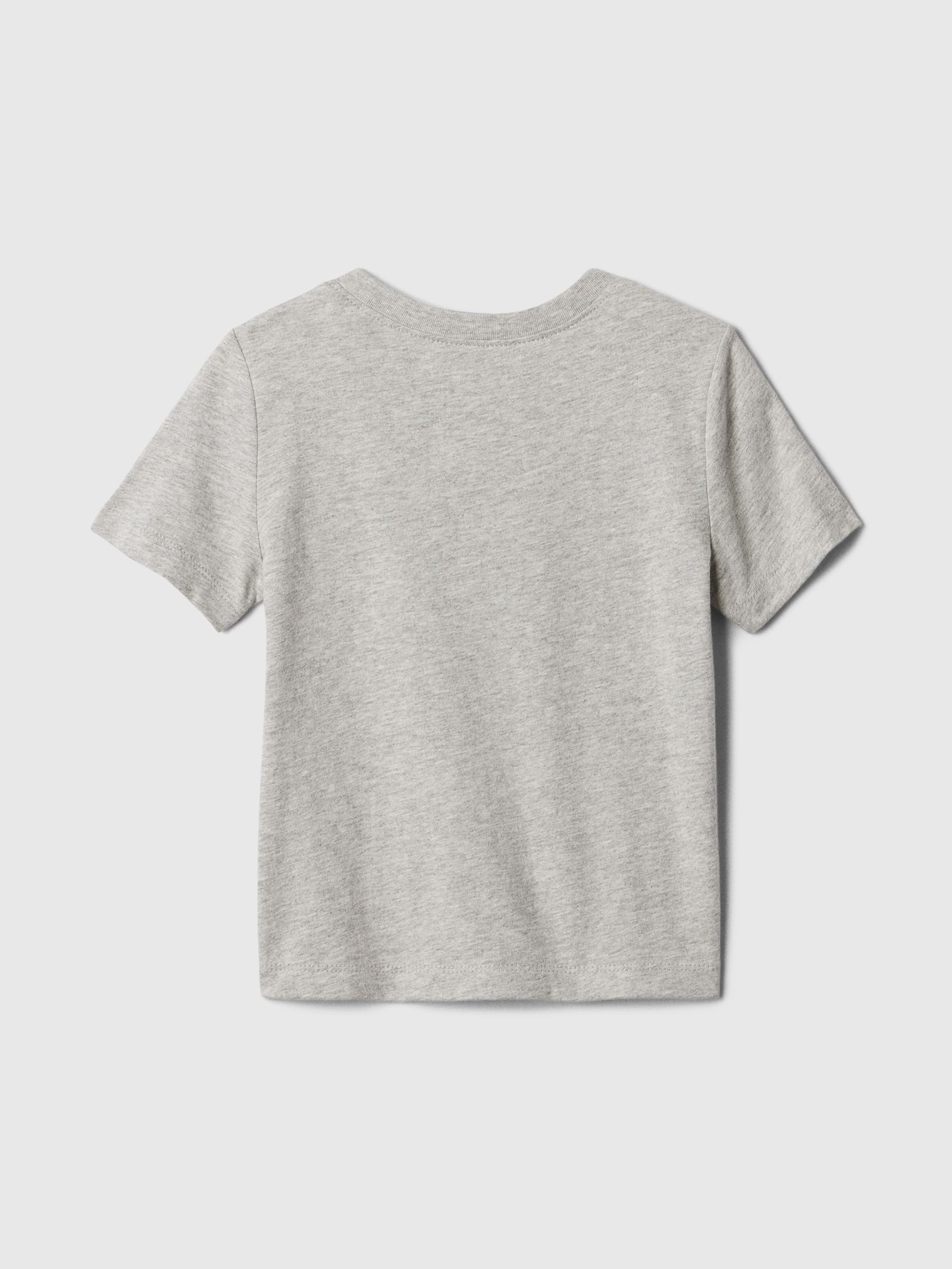 Grey Logo Short Sleeve Crew Neck T-Shirt (Newborn-5yrs) - Image 2 of 3
