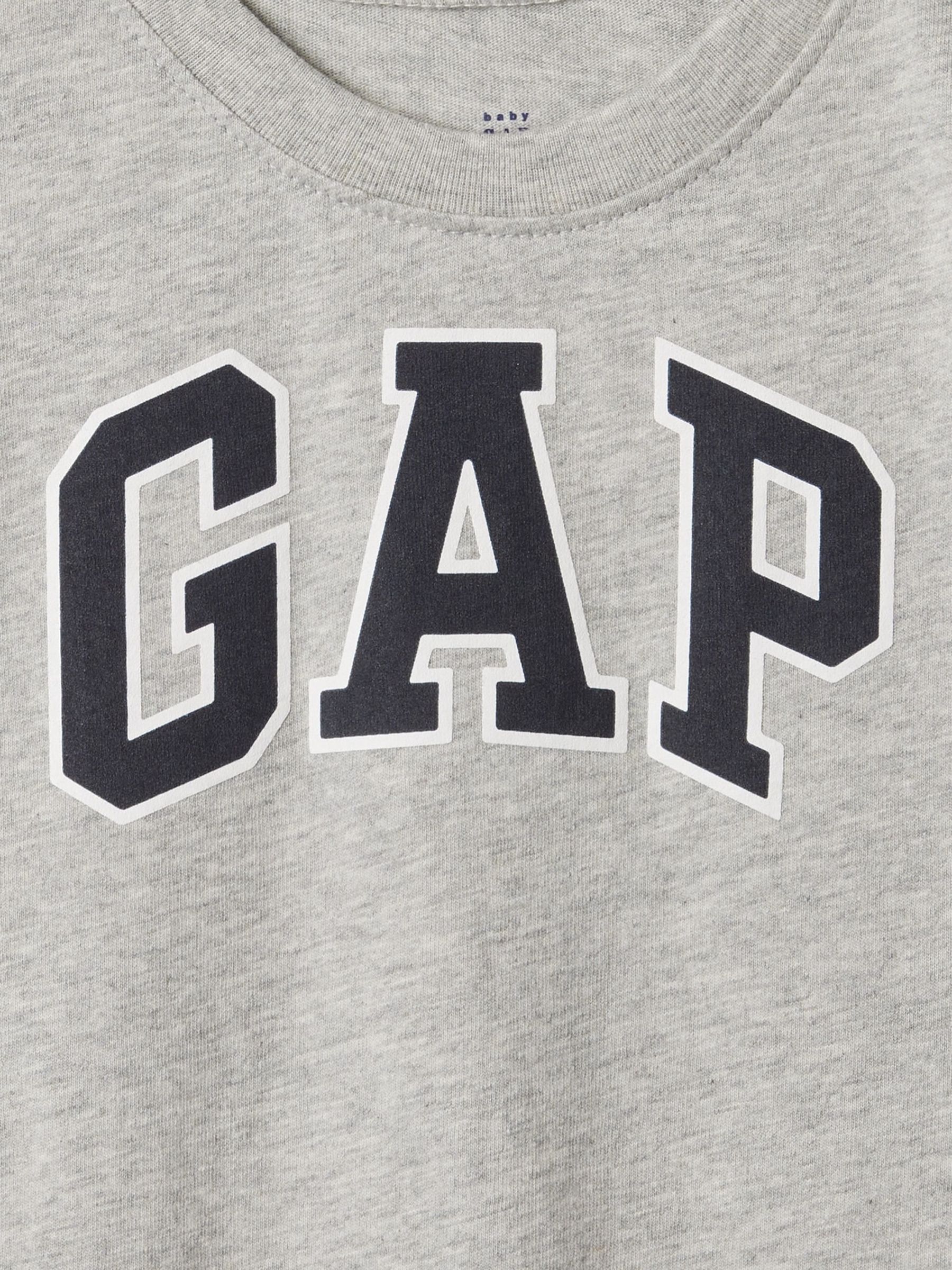 Grey Logo Short Sleeve Crew Neck T-Shirt (Newborn-5yrs) - Image 3 of 3