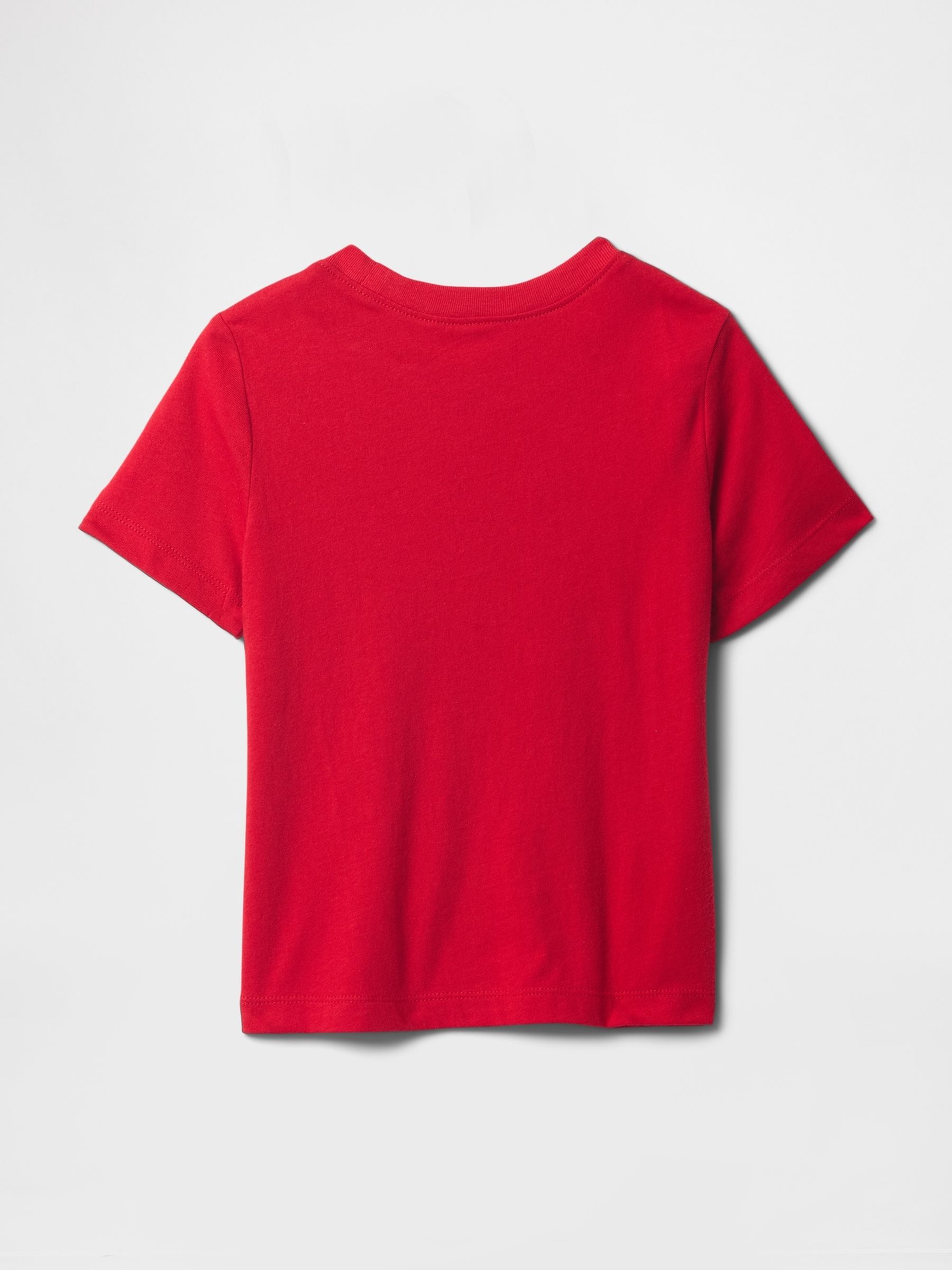 Red Logo Short Sleeve Crew Neck T-Shirt (Newborn-5yrs) - Image 2 of 3