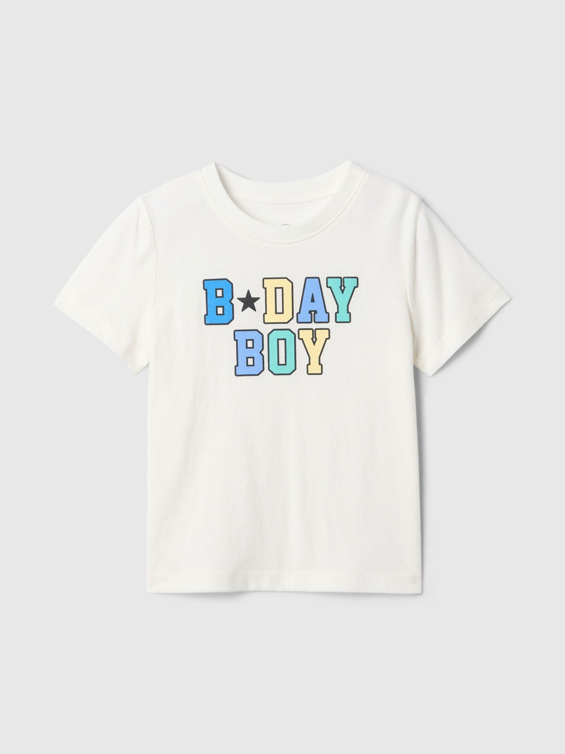 White Birthday Boy Short Sleeve Graphic T-Shirt (6mths-5yrs) - Image 1 of 3