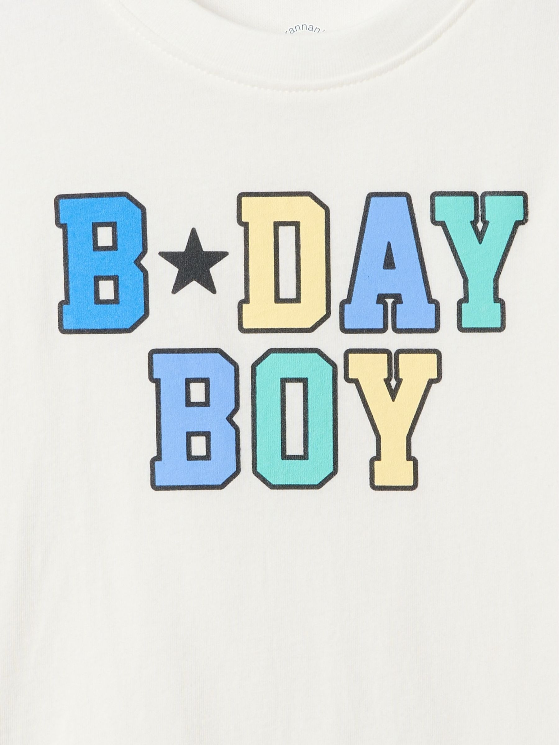 White Birthday Boy Short Sleeve Graphic T-Shirt (6mths-5yrs) - Image 3 of 3