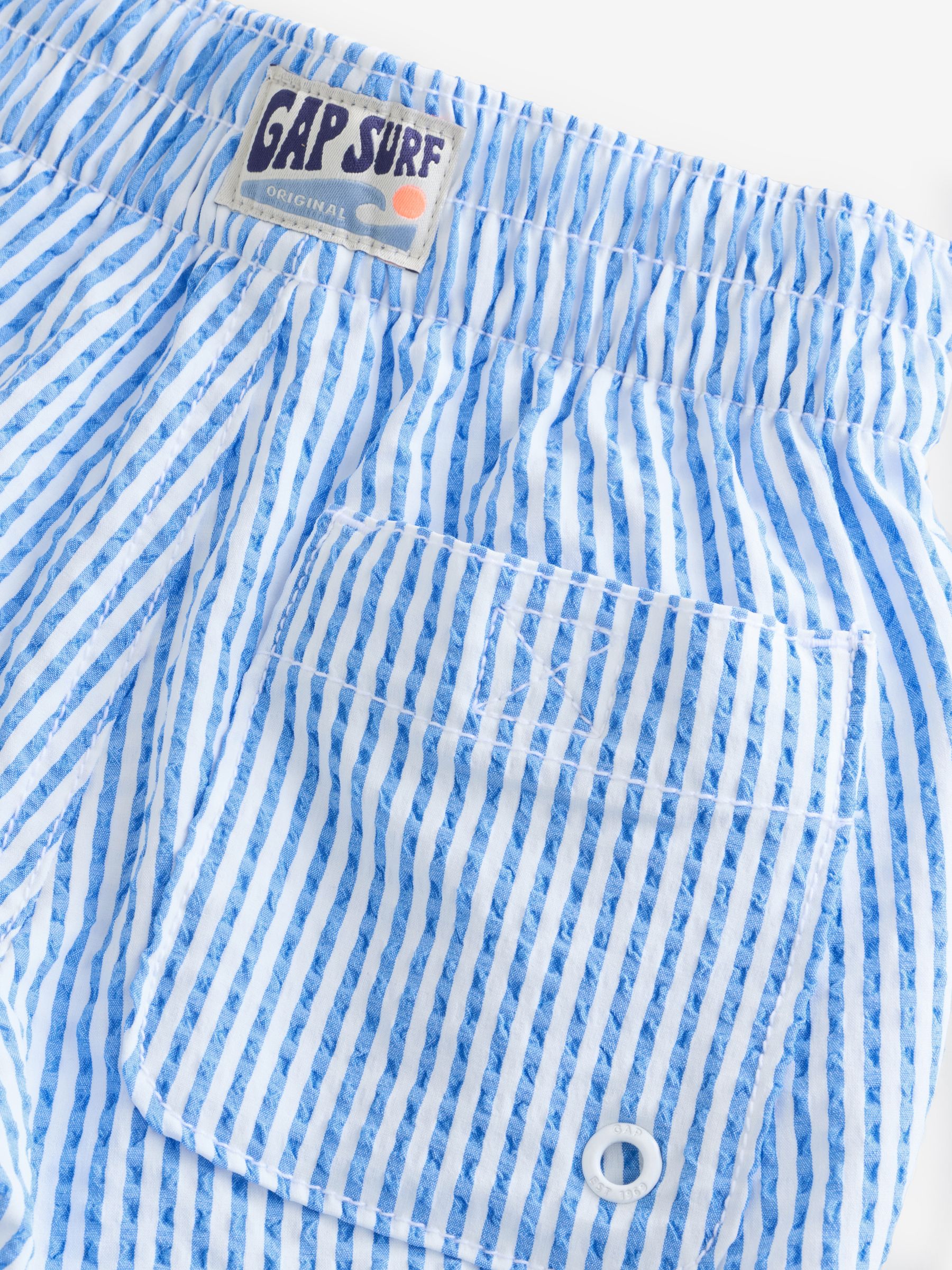 Blue 3.5" Swim Trunks (6mths-5yrs) - Image 4 of 4