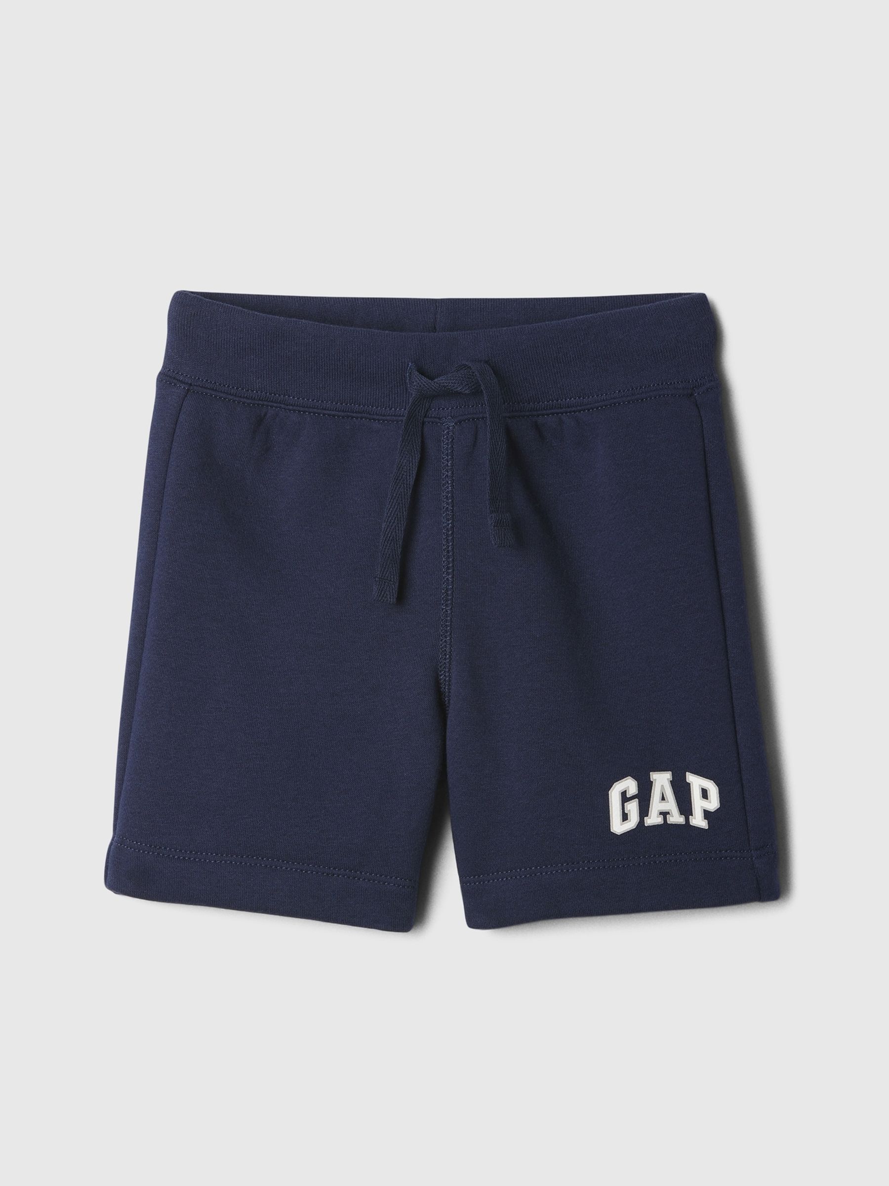 Navy Blue Pull On Logo Jogger Shorts (6mths-5yrs) - Image 1 of 3