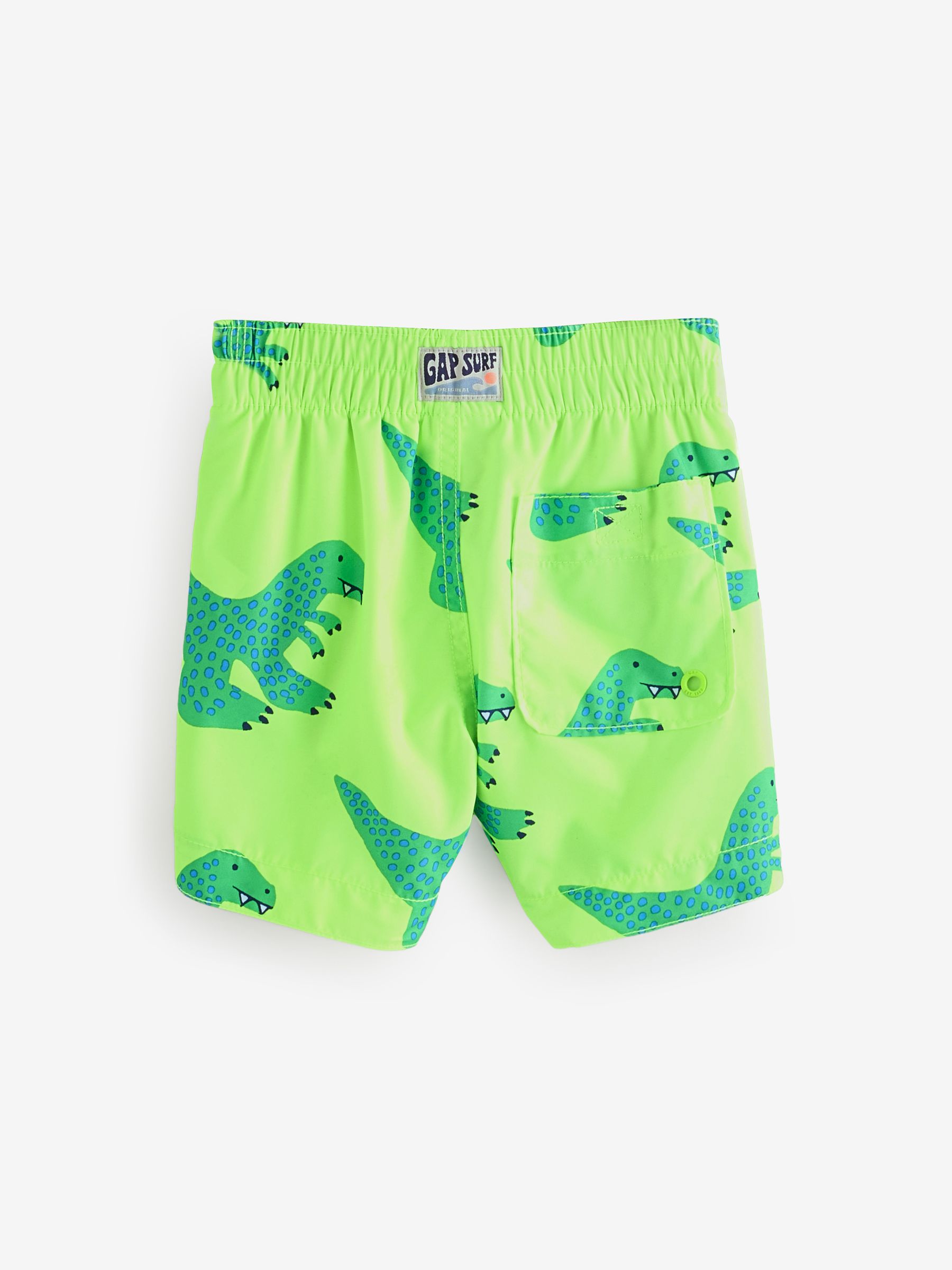 Green 5" Recycled Swim Shorts (6mths-5yrs) - Image 2 of 4