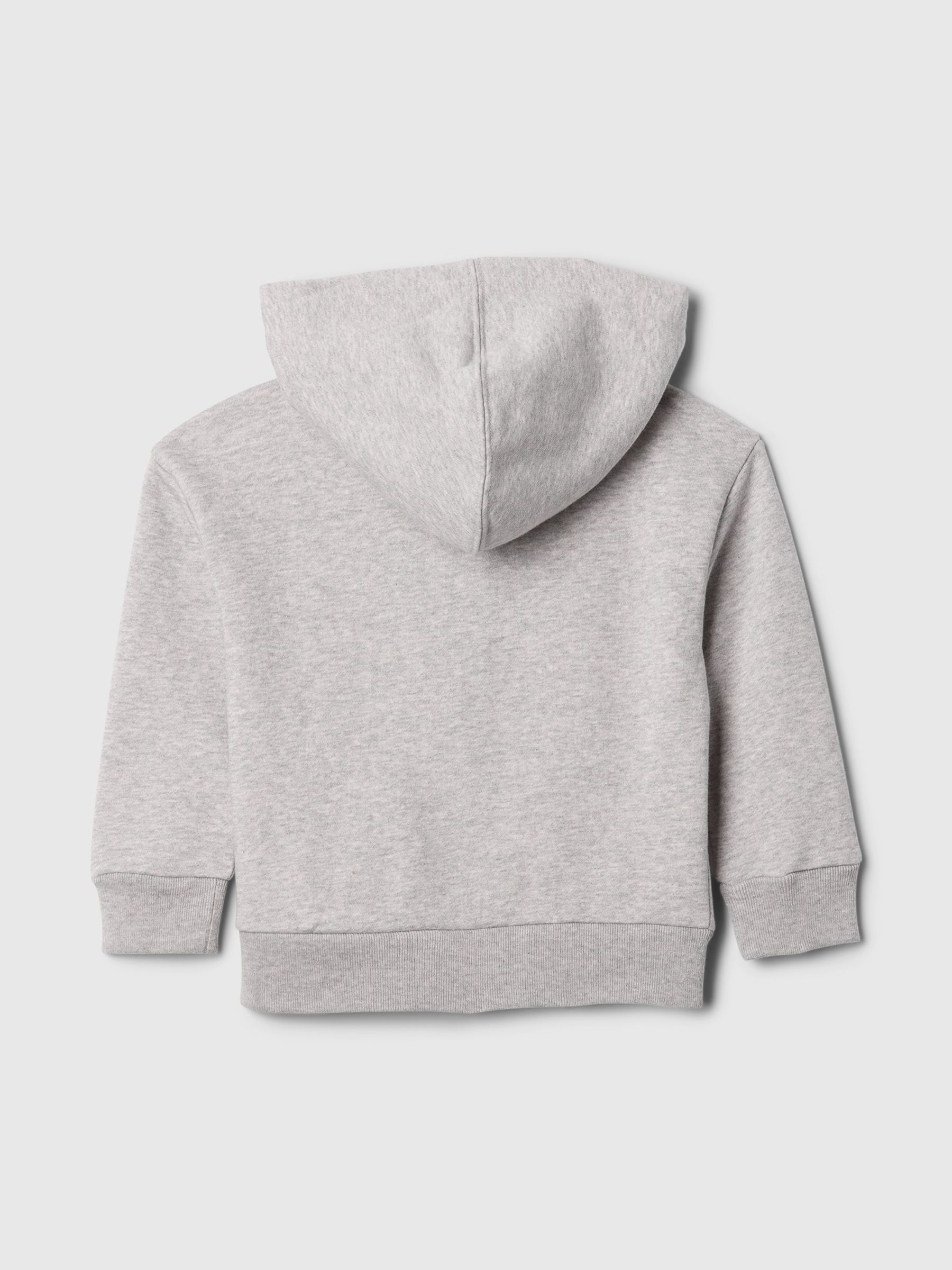 Grey Zip Up Logo Zip Up Hoodie (6mths-5yrs) - Image 2 of 3