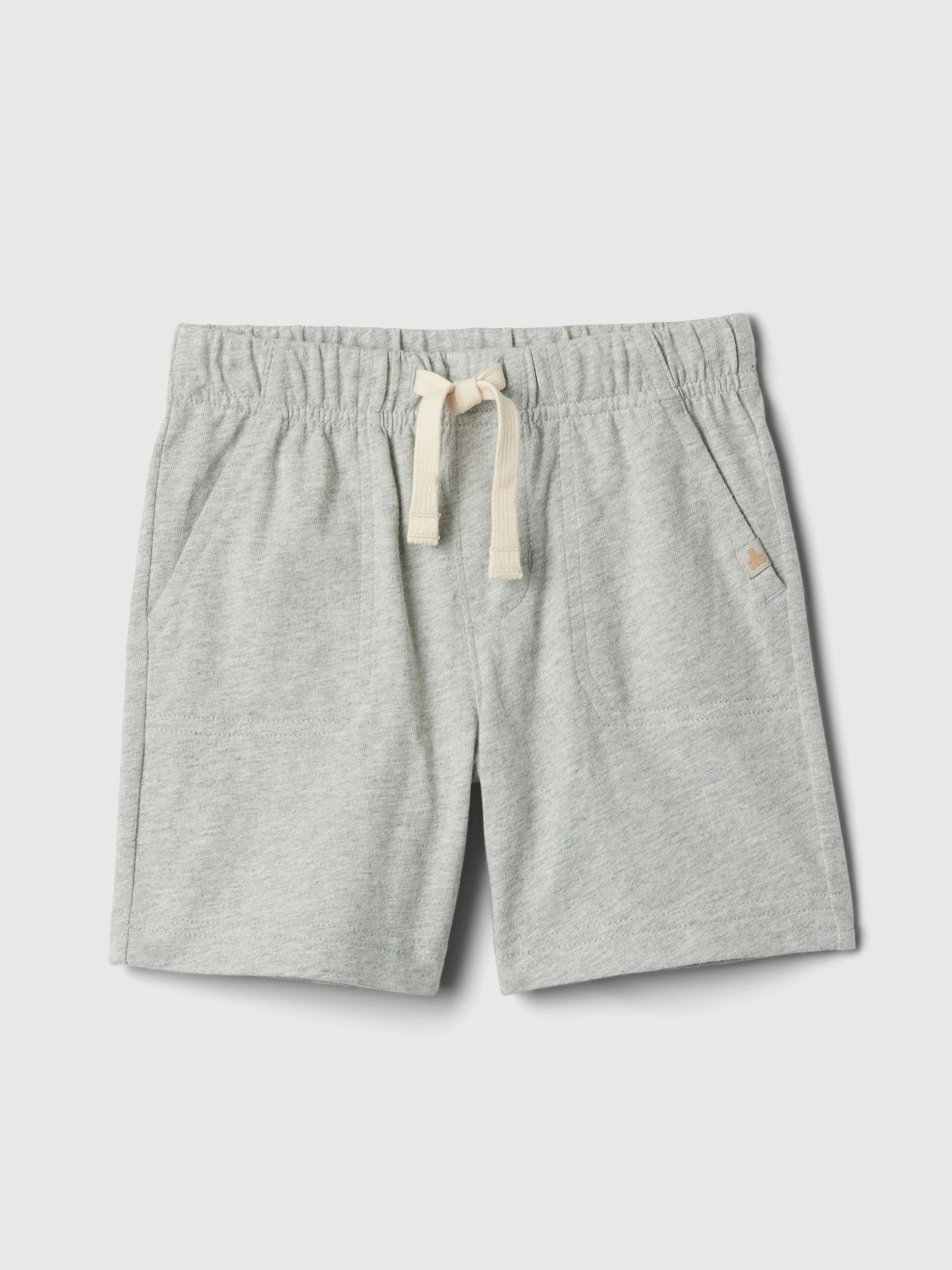 Grey Cotton Pull On Shorts (6mths-5yrs) - Image 1 of 2