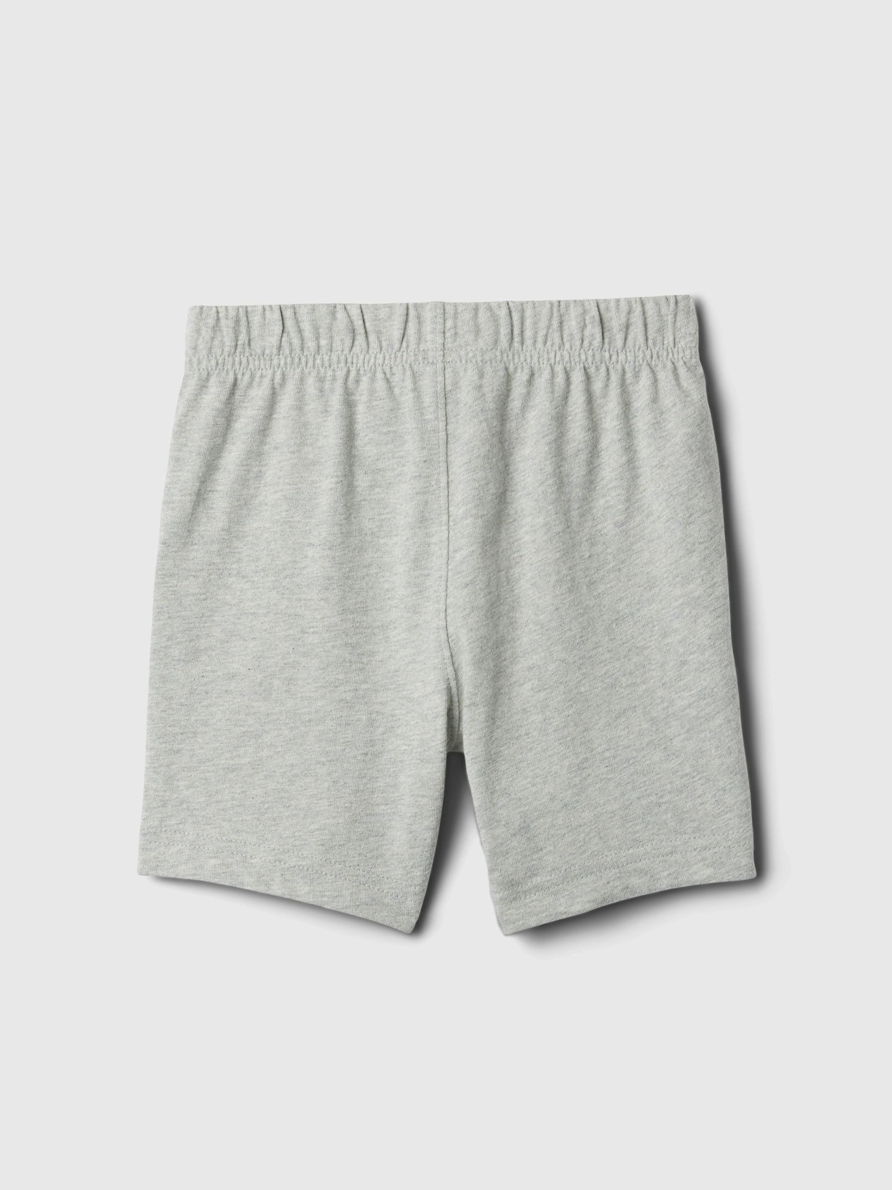 Grey Cotton Pull On Shorts (6mths-5yrs) - Image 2 of 2