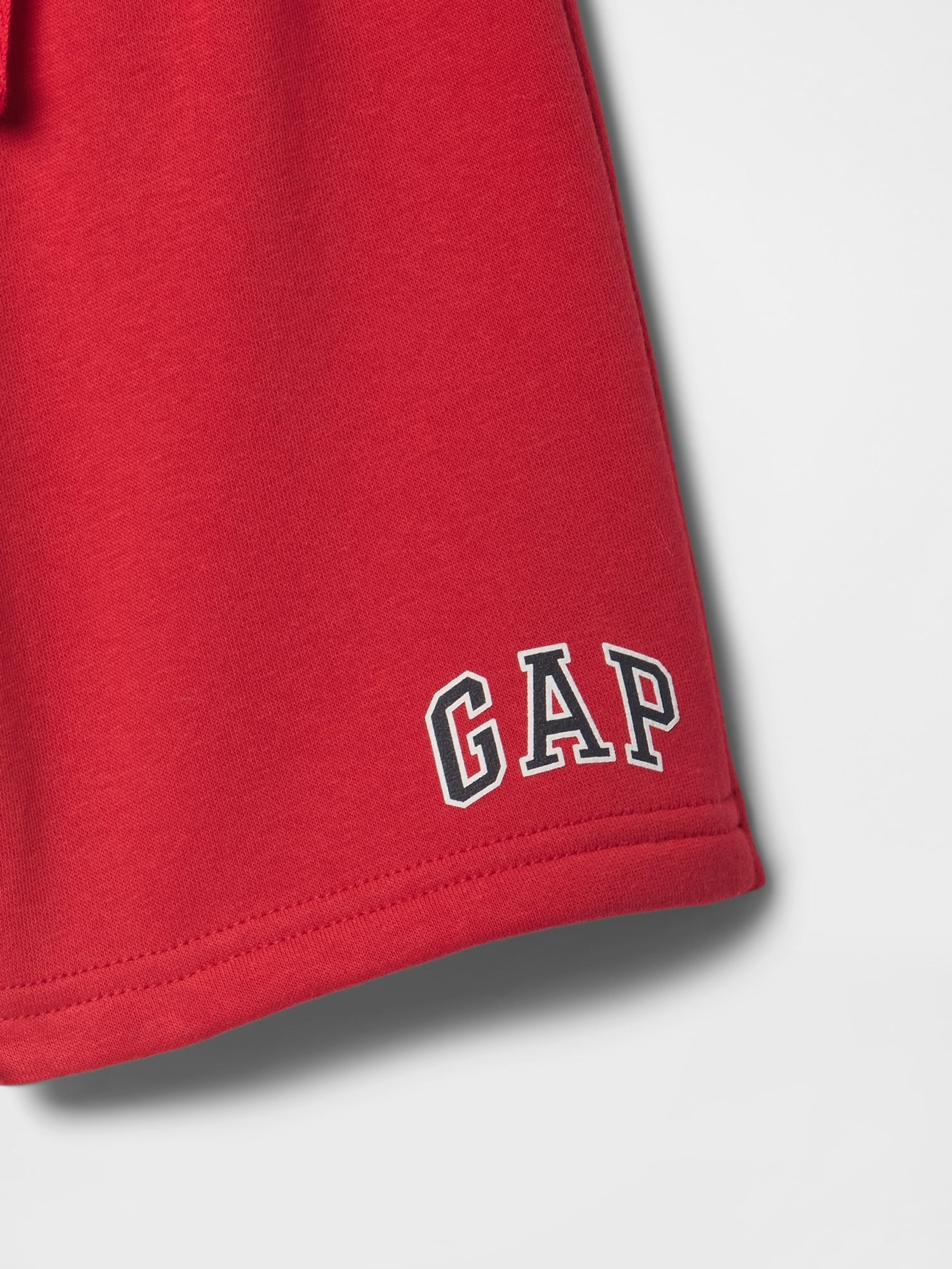 Red Pull On Logo Jogger Shorts (6mths-5yrs) - Image 3 of 3