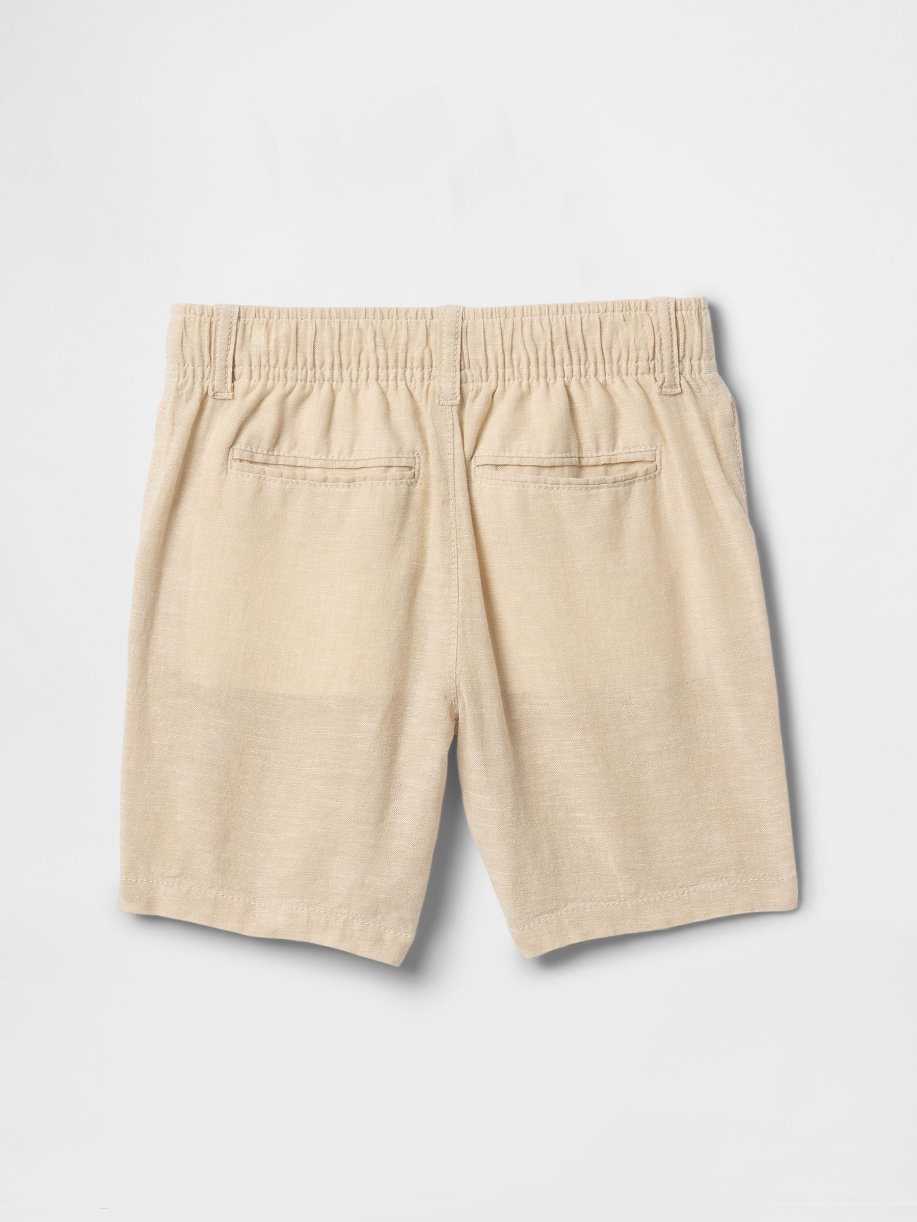 Beige Linen-Cotton Shorts (6mths-5yrs) - Image 3 of 3