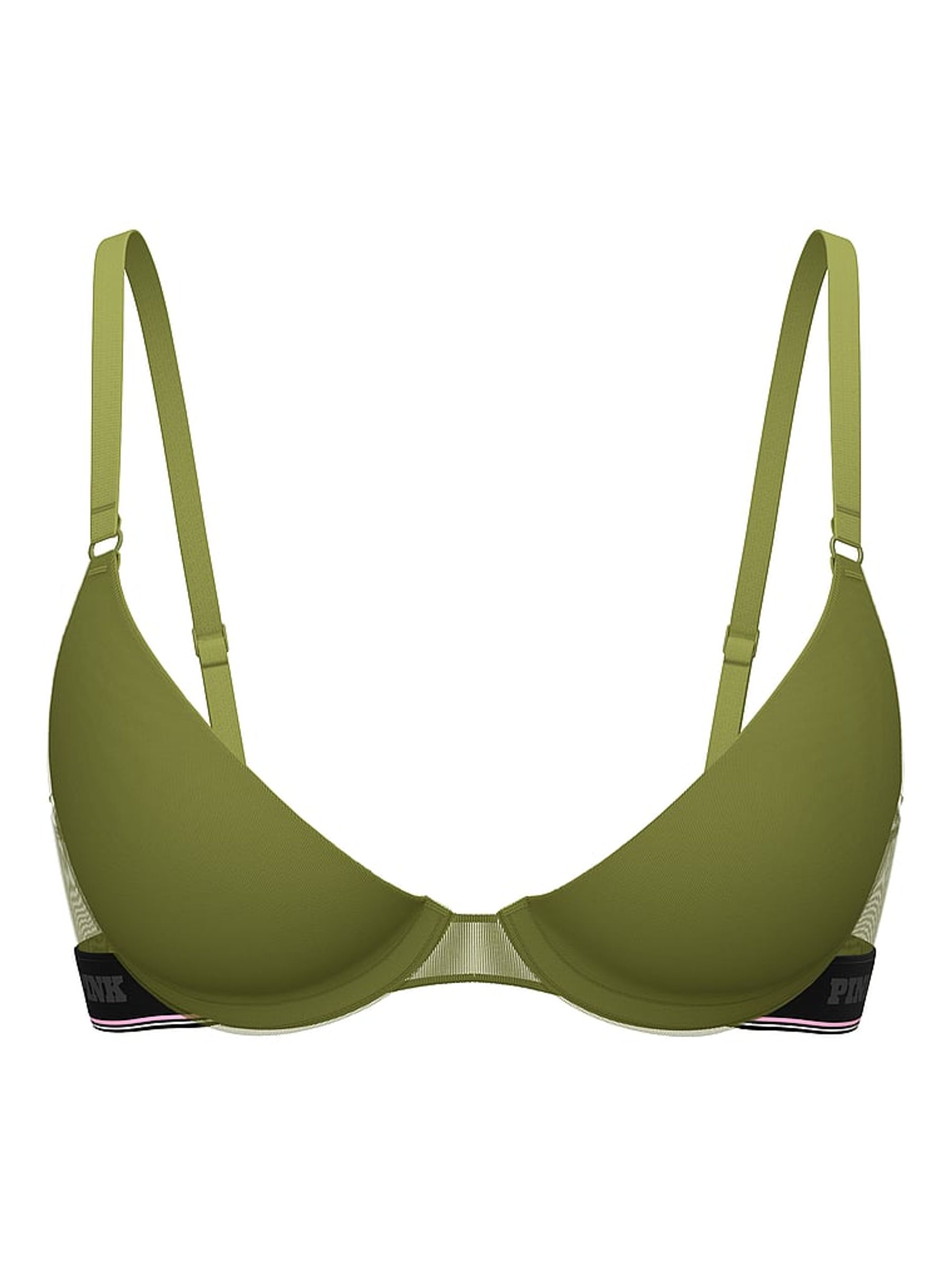 Olive Green Push Up Push Up Bra - Image 3 of 3