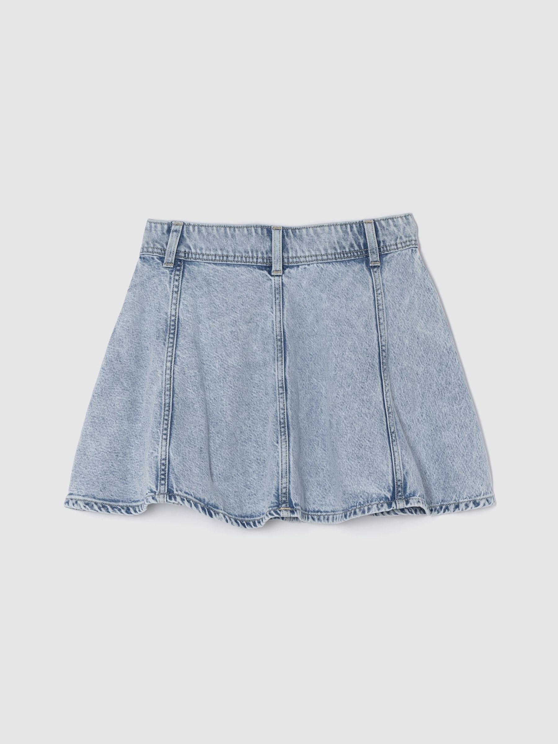 Blue UltraSoft Denim Circle Skirt (5-13yrs) - Image 2 of 2