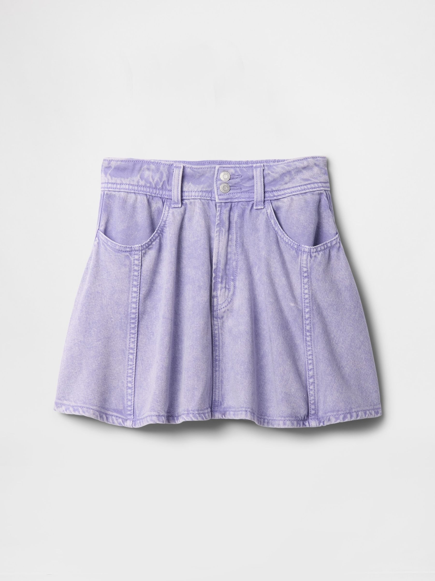 Purple UltraSoft Denim Skirt (5-13yrs) - Image 3 of 4