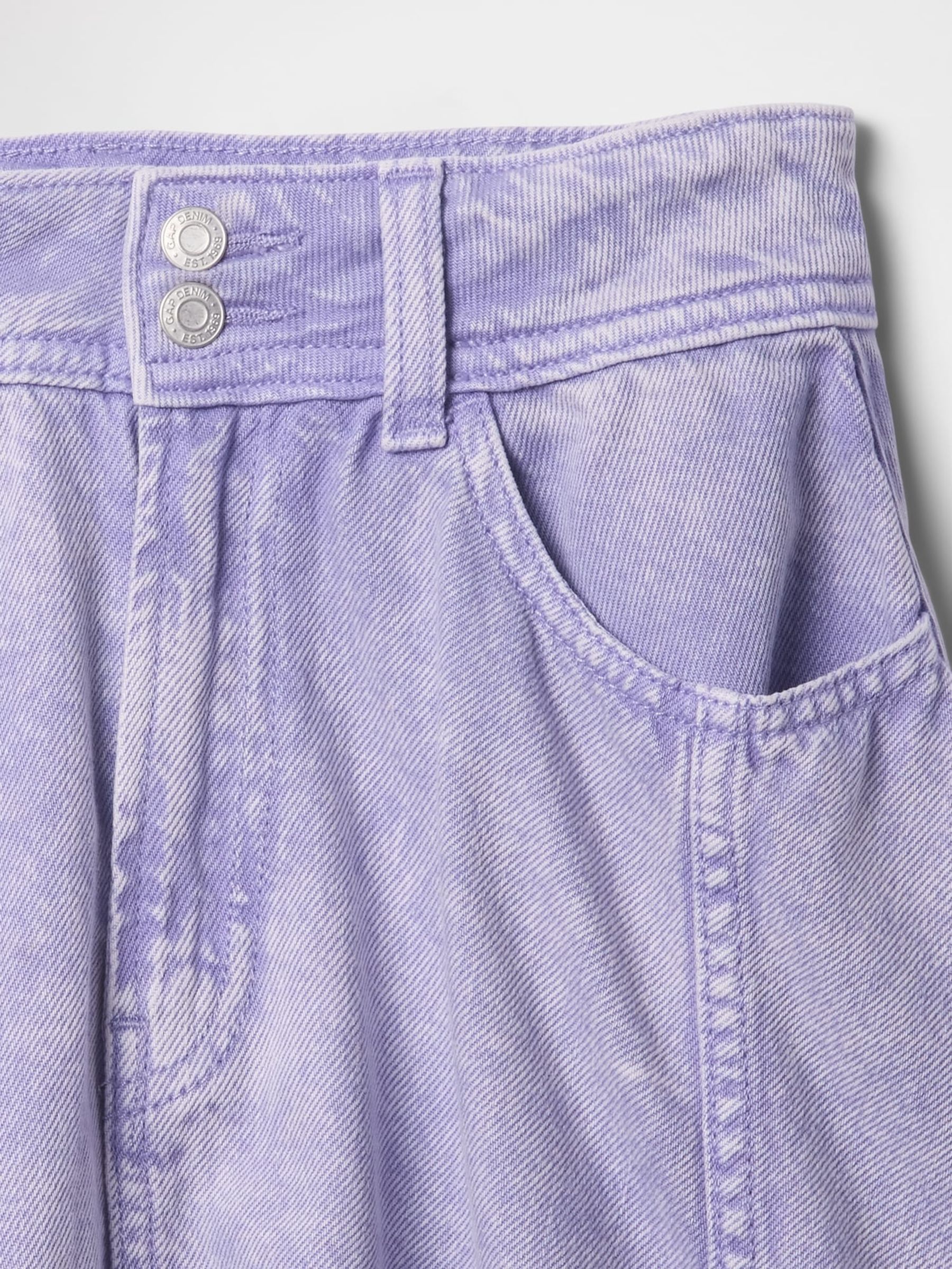 Purple UltraSoft Denim Skirt (5-13yrs) - Image 4 of 4