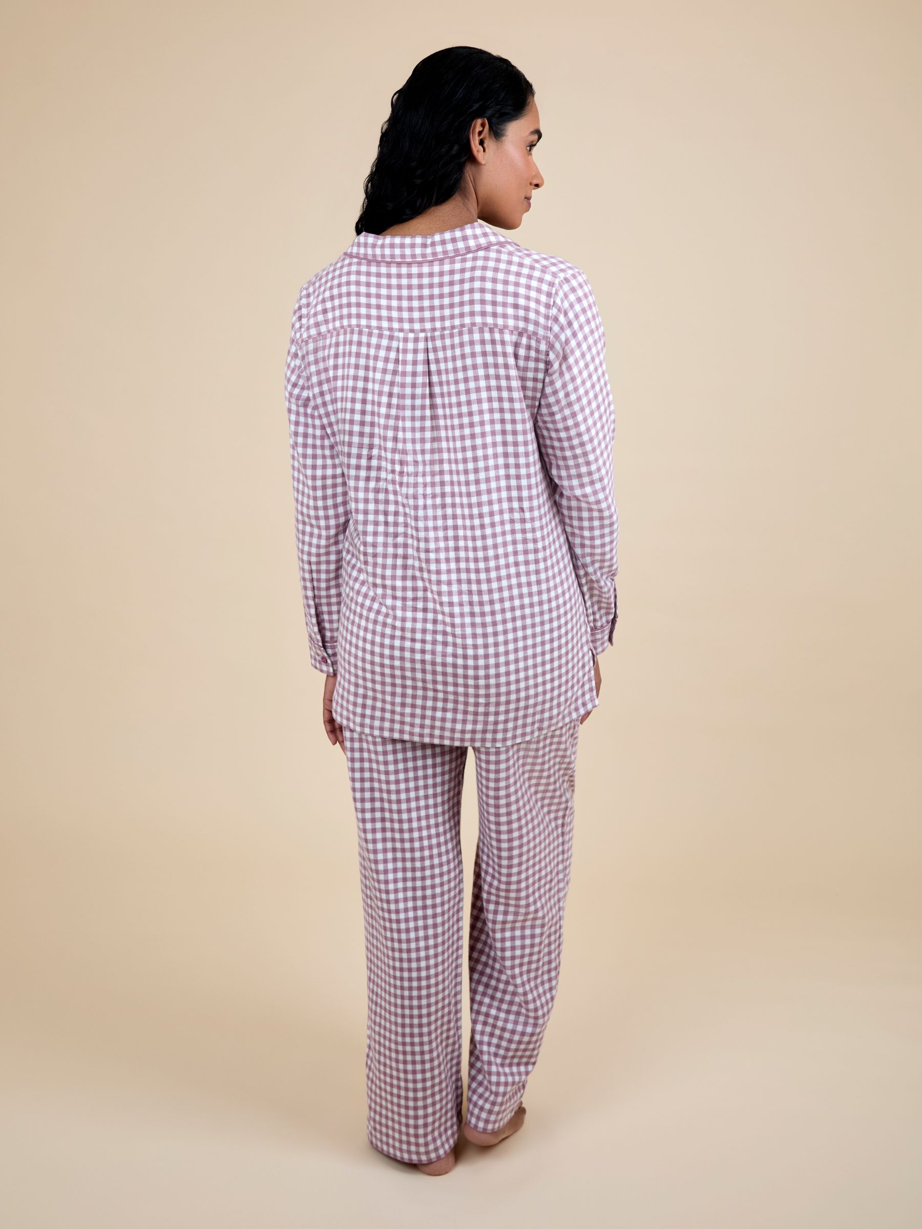 Berry Maternity Gingham Pyjama Set - Image 3 of 5