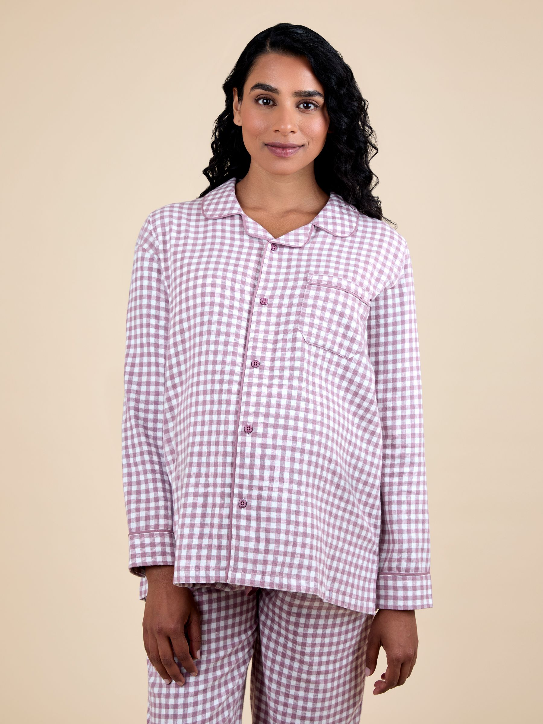 Berry Maternity Gingham Pyjama Set - Image 4 of 5