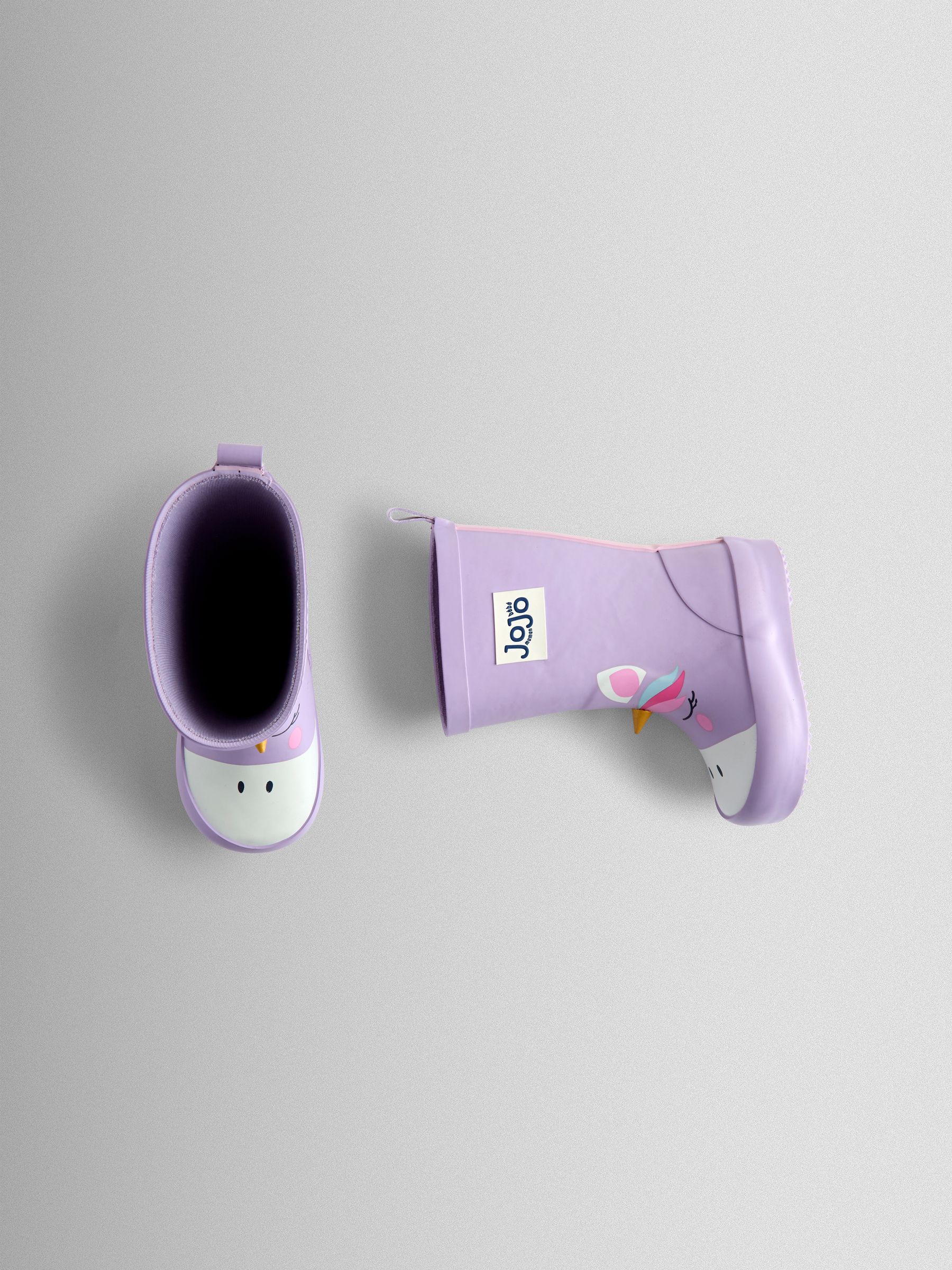 Lilac Unicorn Print Short Wellies - Image 4 of 6