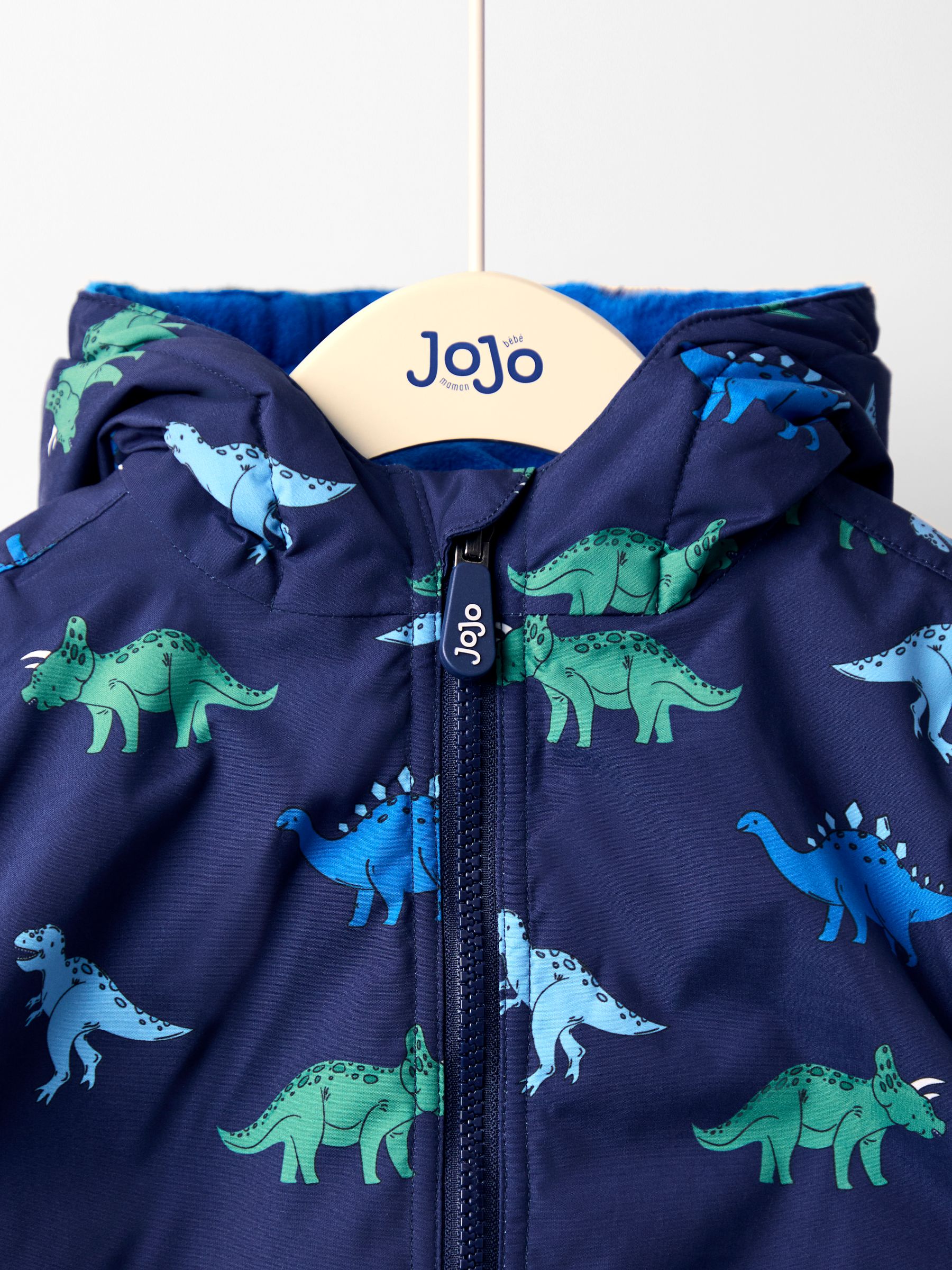 Blue Reversible Fleece Lined Jacket - Image 5 of 8