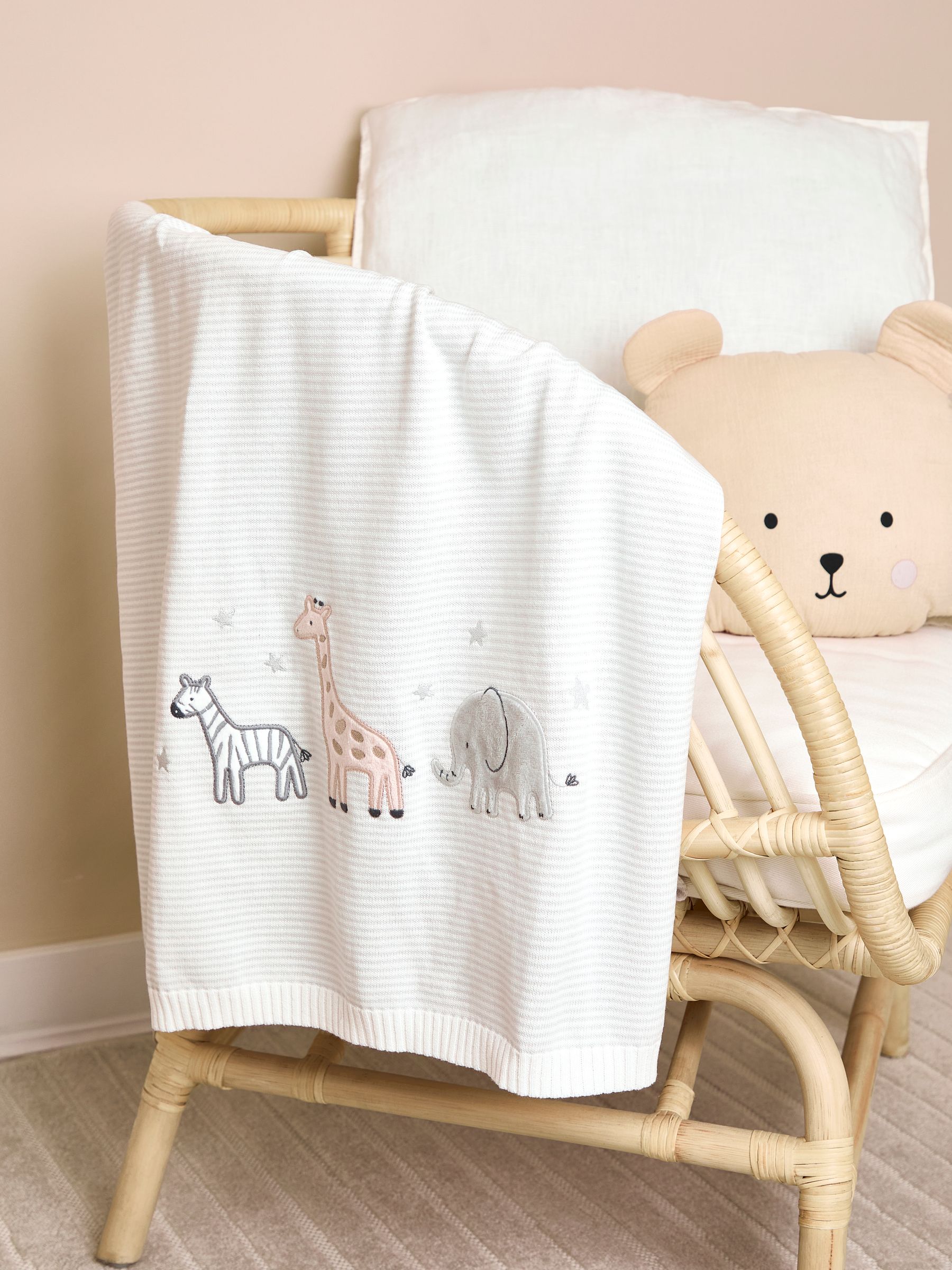 Welcome Little One Embroidered Shawl - Image 1 of 4