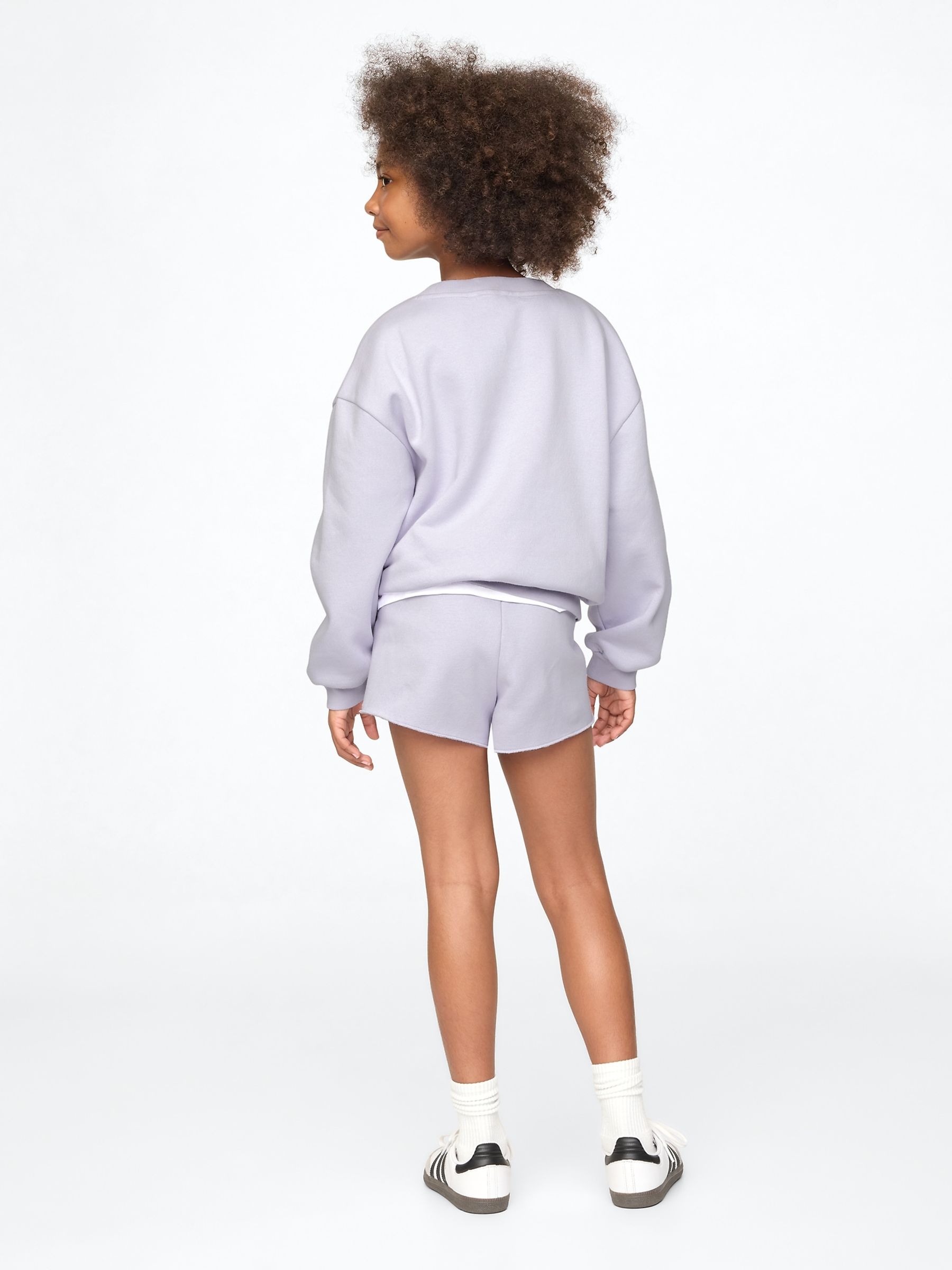 Purple Vintage Soft Jogger Shorts (4-13yrs) - Image 2 of 4