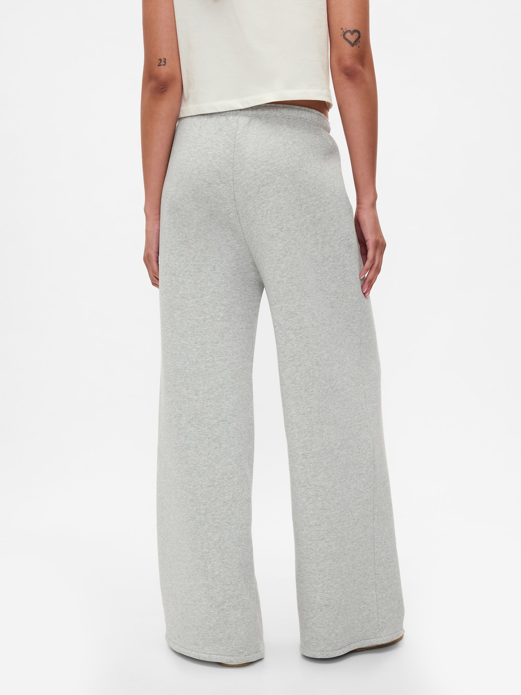 Grey Vintage Soft Baggy Wide-Leg Joggers - Image 2 of 5