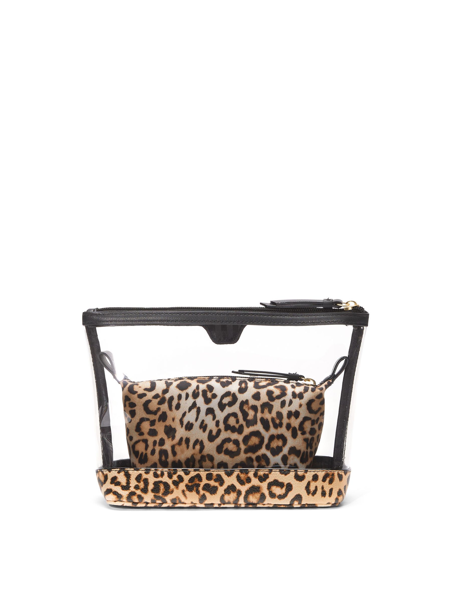 Leopard Brown AM/PM Makeup Bag Duo - Image 2 of 3