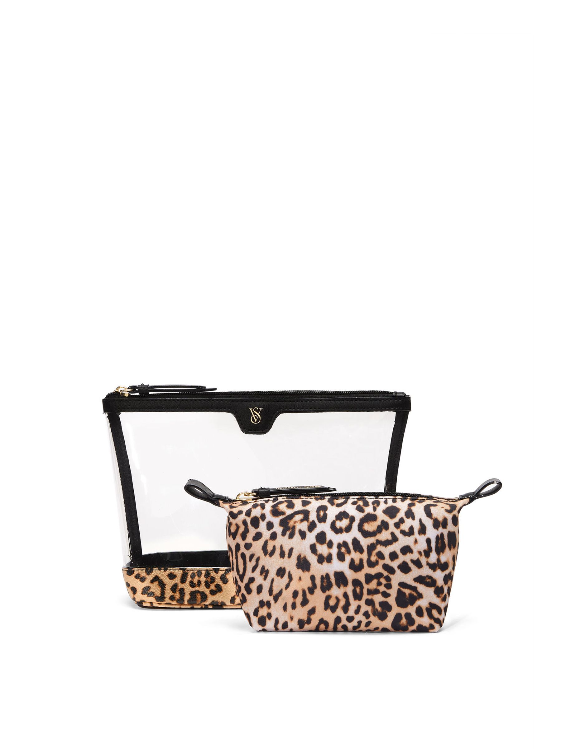 Leopard Brown AM/PM Makeup Bag Duo - Image 3 of 3