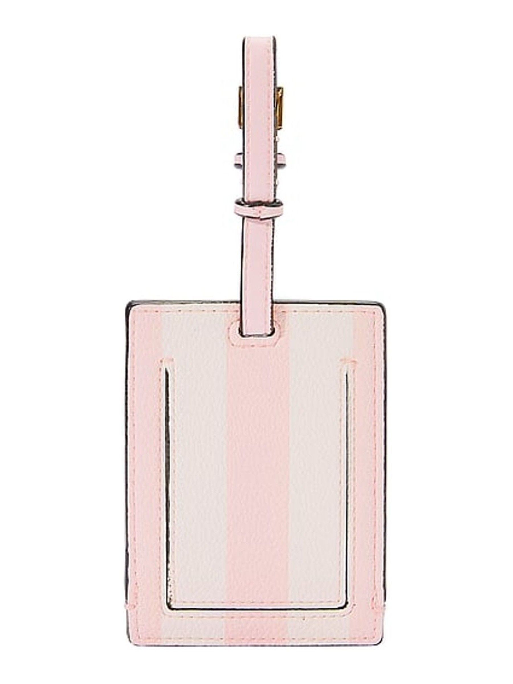 Pink Stripe Bridal Luggage Tag - Image 2 of 2
