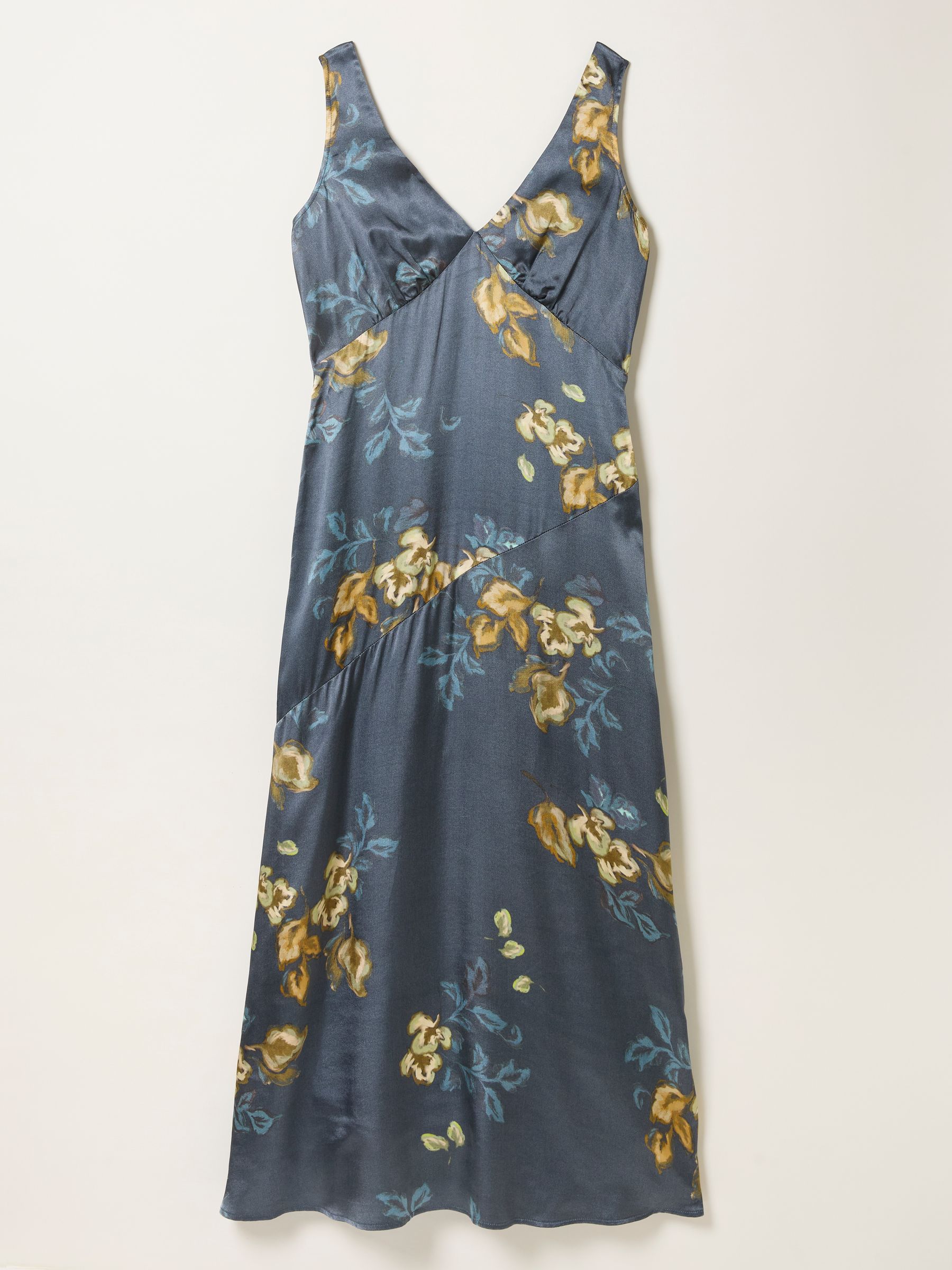 Josephine Dark Navy Petite Printed Dress - Image 5 of 5