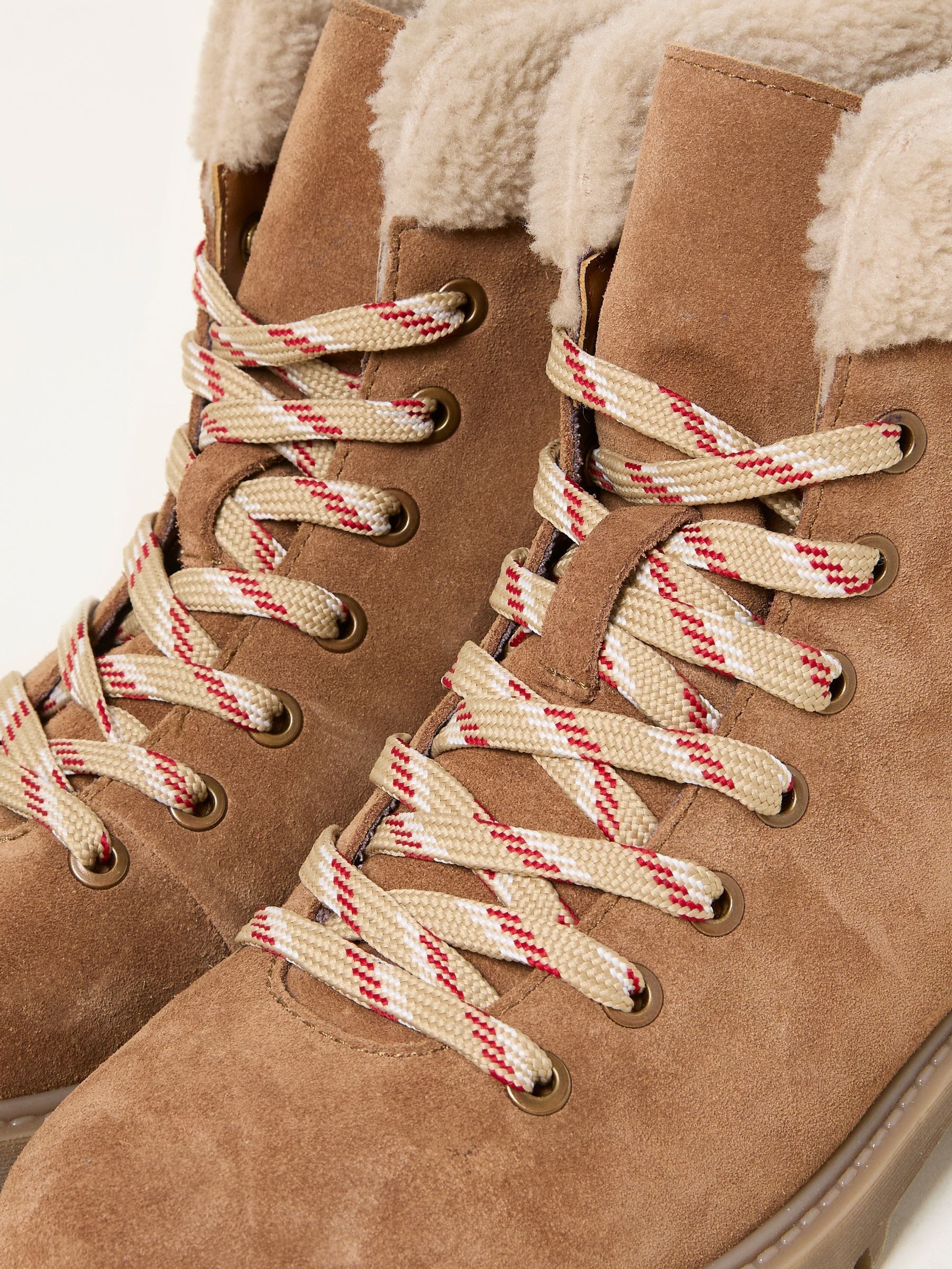 Tan Brown Furlined Hiker Boot - Image 4 of 5
