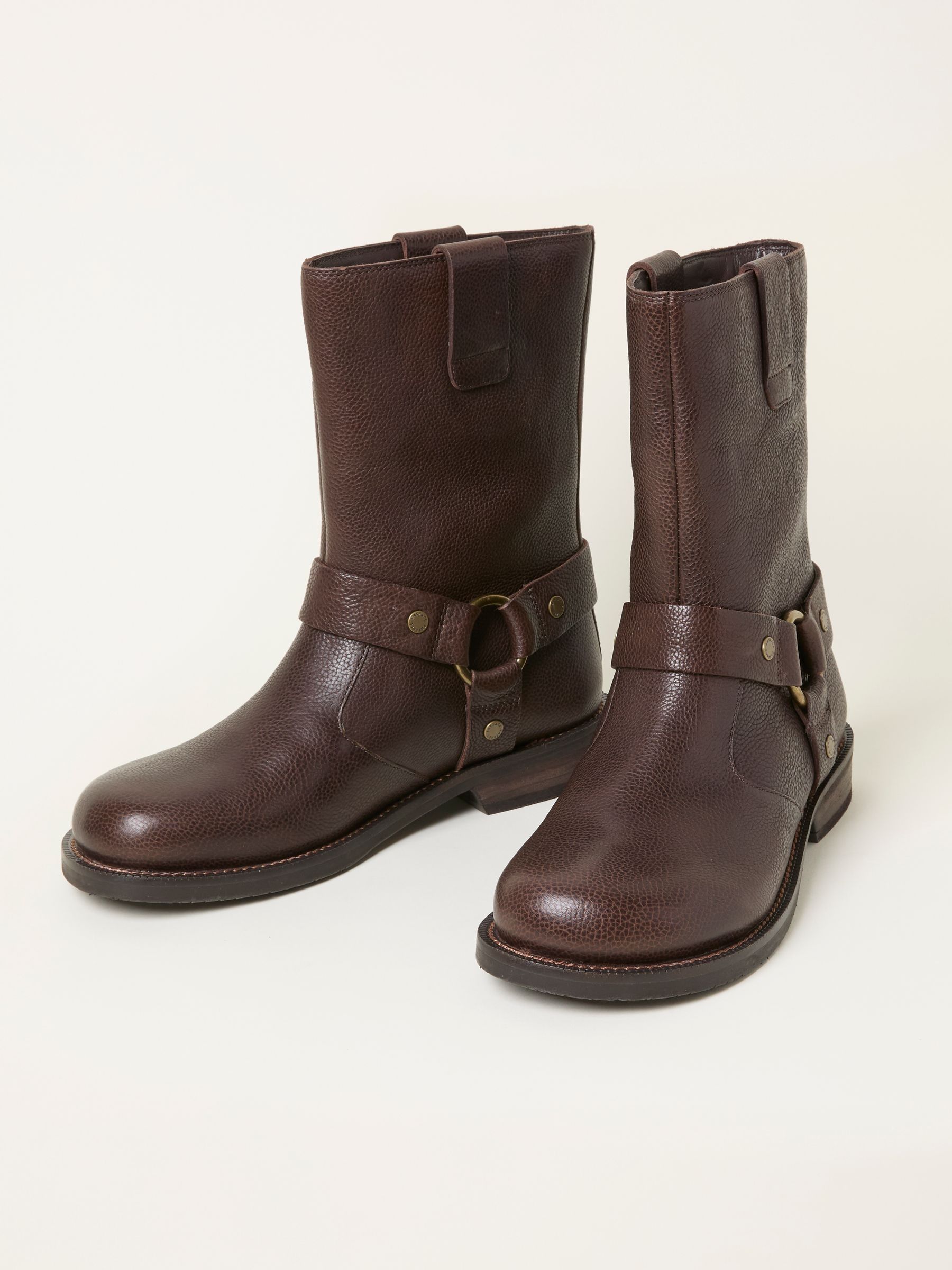 Harriet Chocolate Brown Biker Boot - Image 3 of 3
