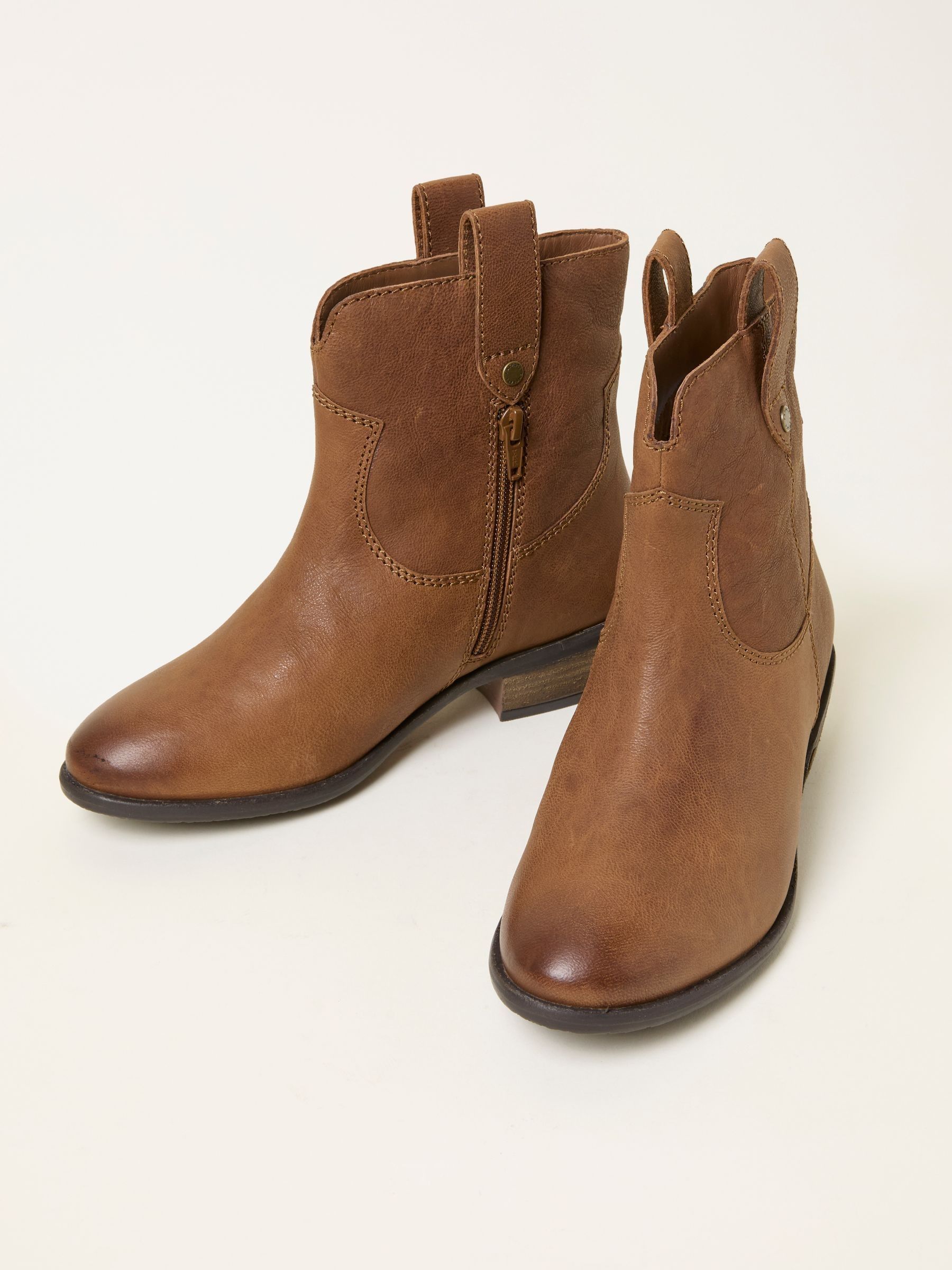 Remi Tan Brown Ankle Boot - Image 3 of 3