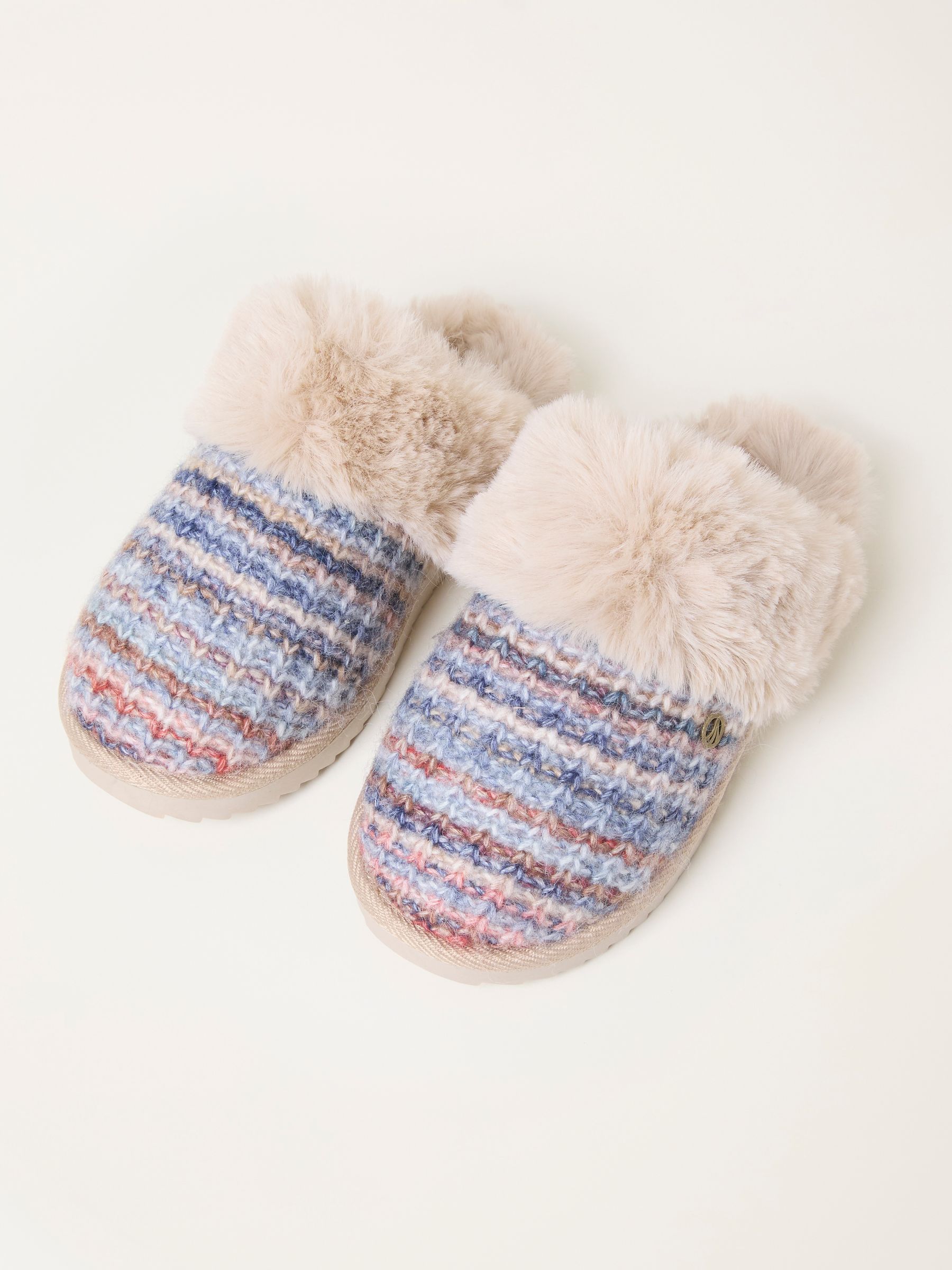 Kaia Blue Knit Mule - Image 3 of 3 Kaia Blue Knit Mule - Image 3 of 3