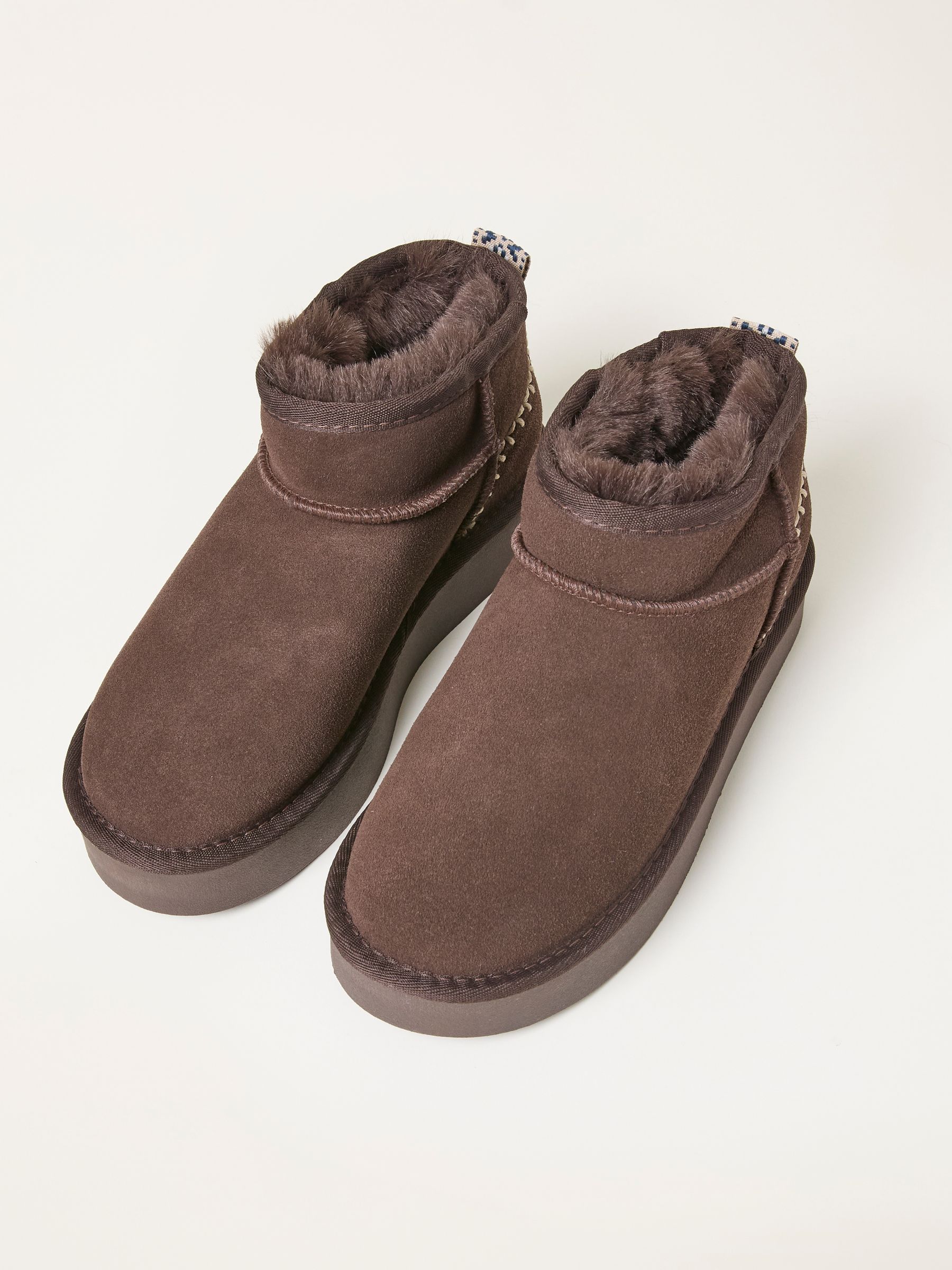 Maeve Chocolate Brown Mini Boot - Image 3 of 3