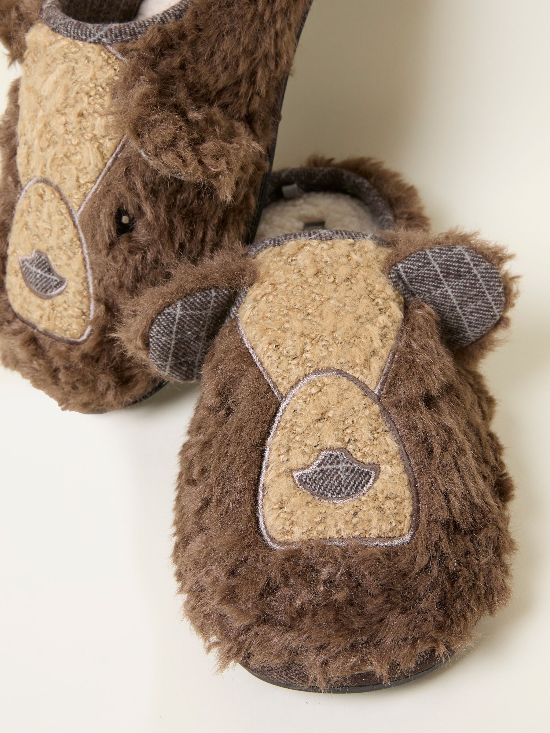 Brown Grizzles Bear Slipper - Image 3 of 3