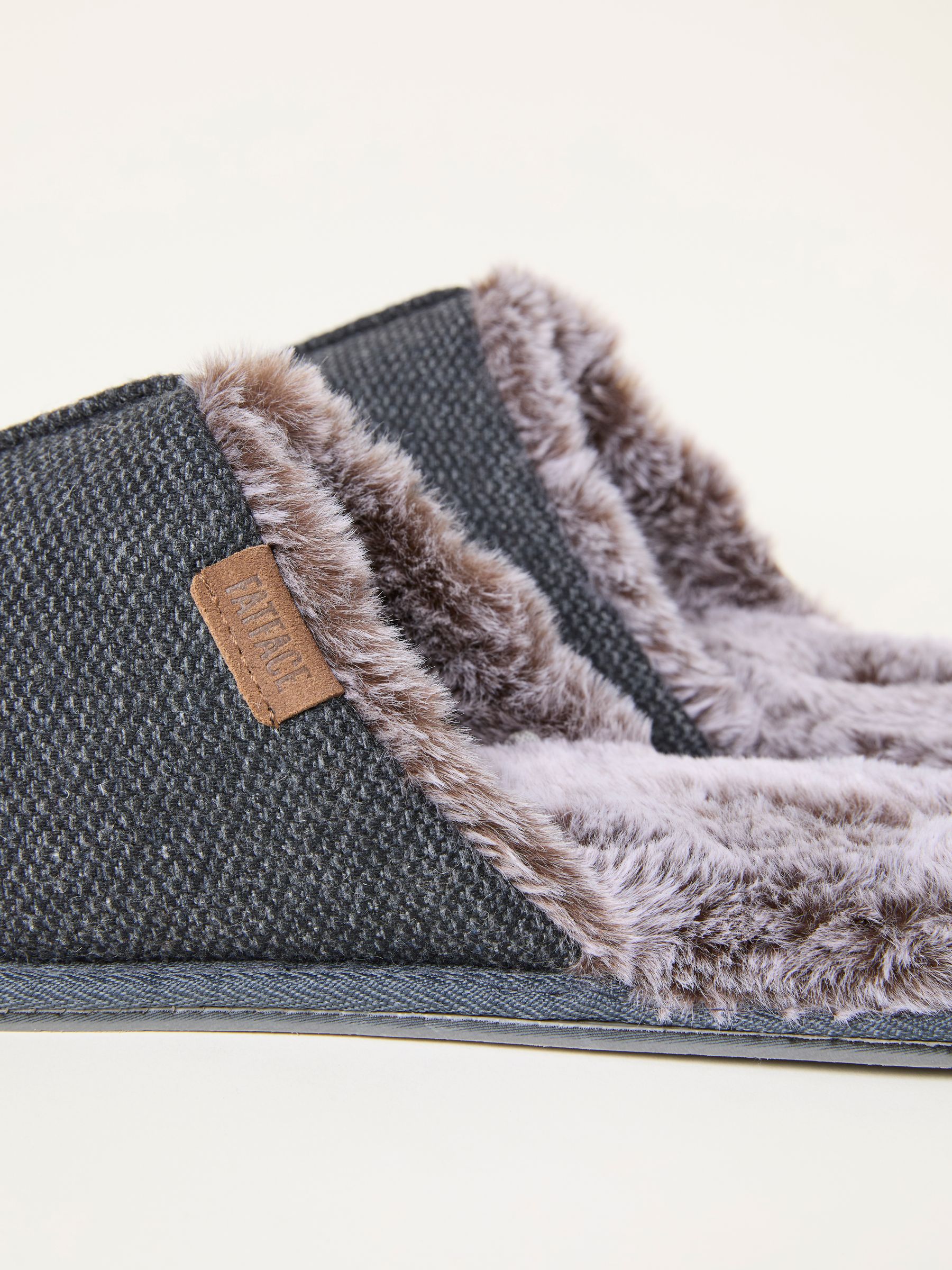Harvey Grey Check Mule - Image 2 of 3