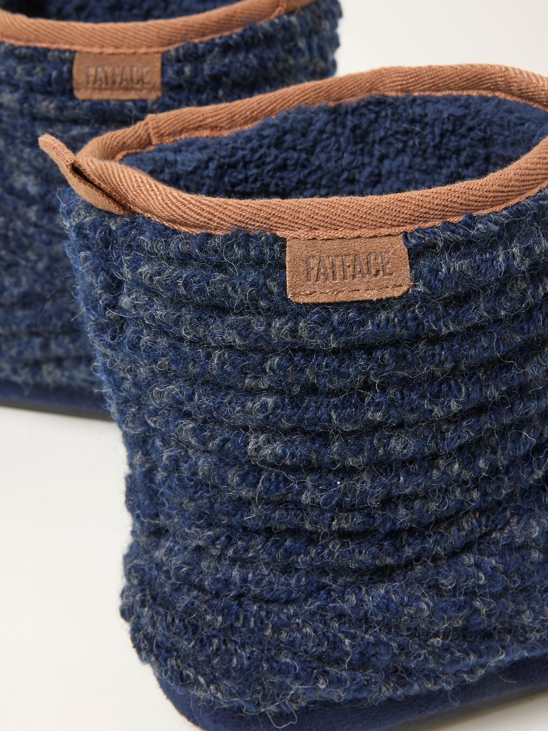 Laurence Navy Knit Boot - Image 2 of 3 Laurence Navy Knit Boot - Image 2 of 3