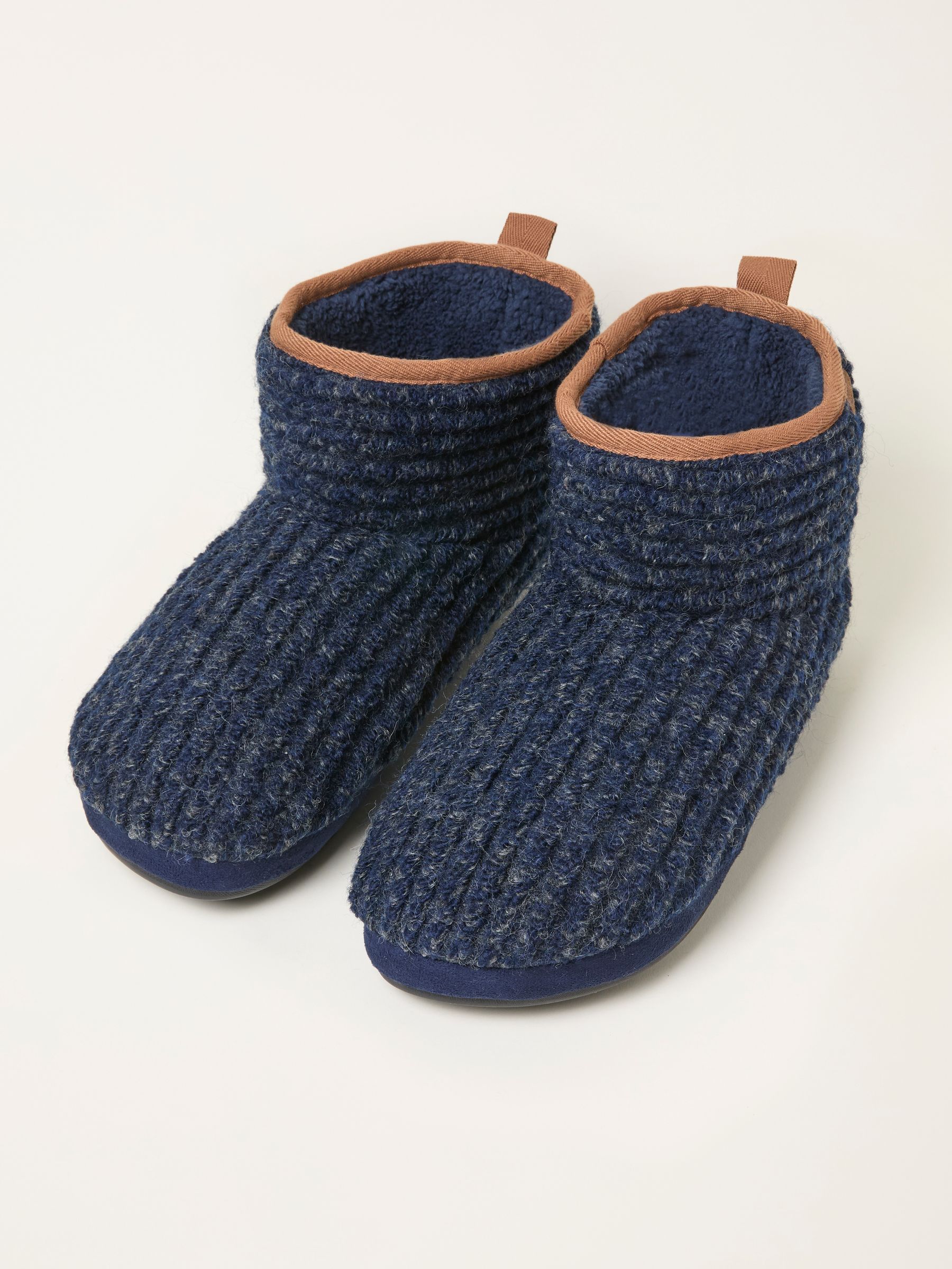 Laurence Navy Knit Boot - Image 3 of 3 Laurence Navy Knit Boot - Image 3 of 3